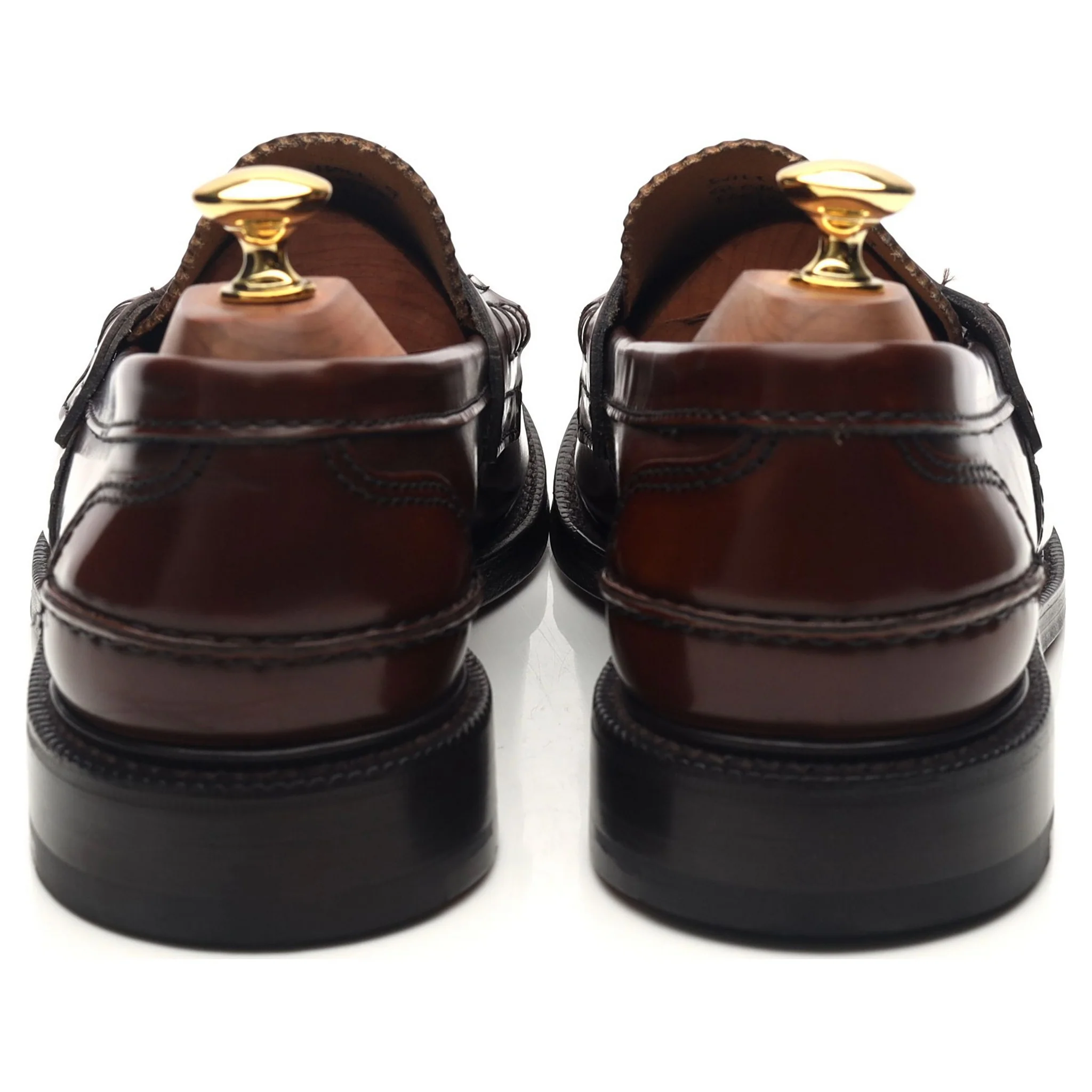 'Willenhall' Brown Leather Loafers UK 9 G - Image 4
