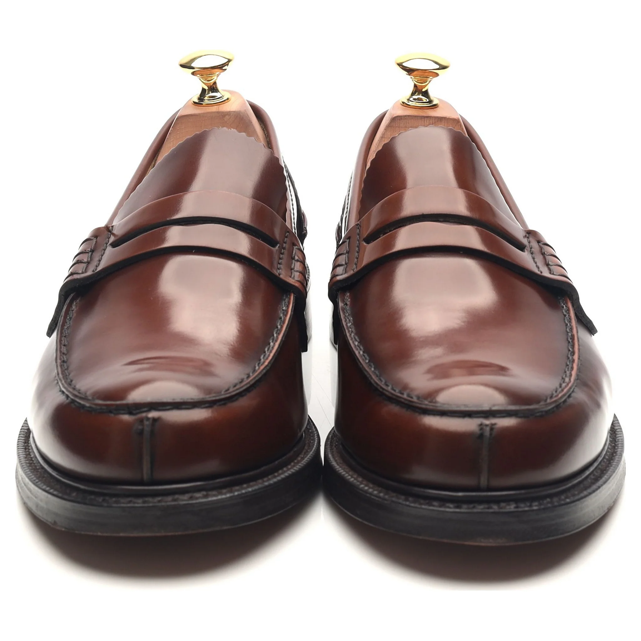 'Willenhall' Brown Leather Loafers UK 9 G - Image 8