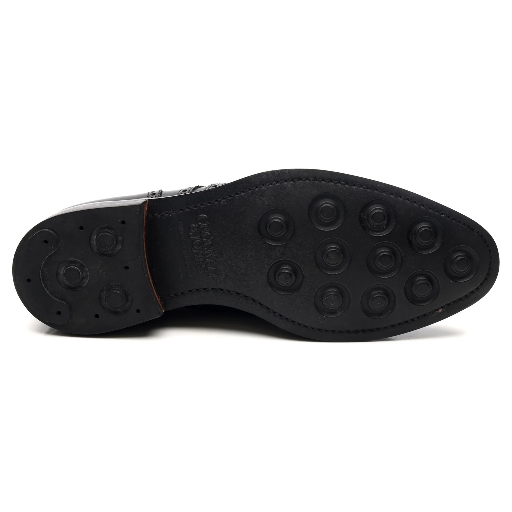 'Swansea' Black Leather Derby Brogues UK 7.5 E - Image 11