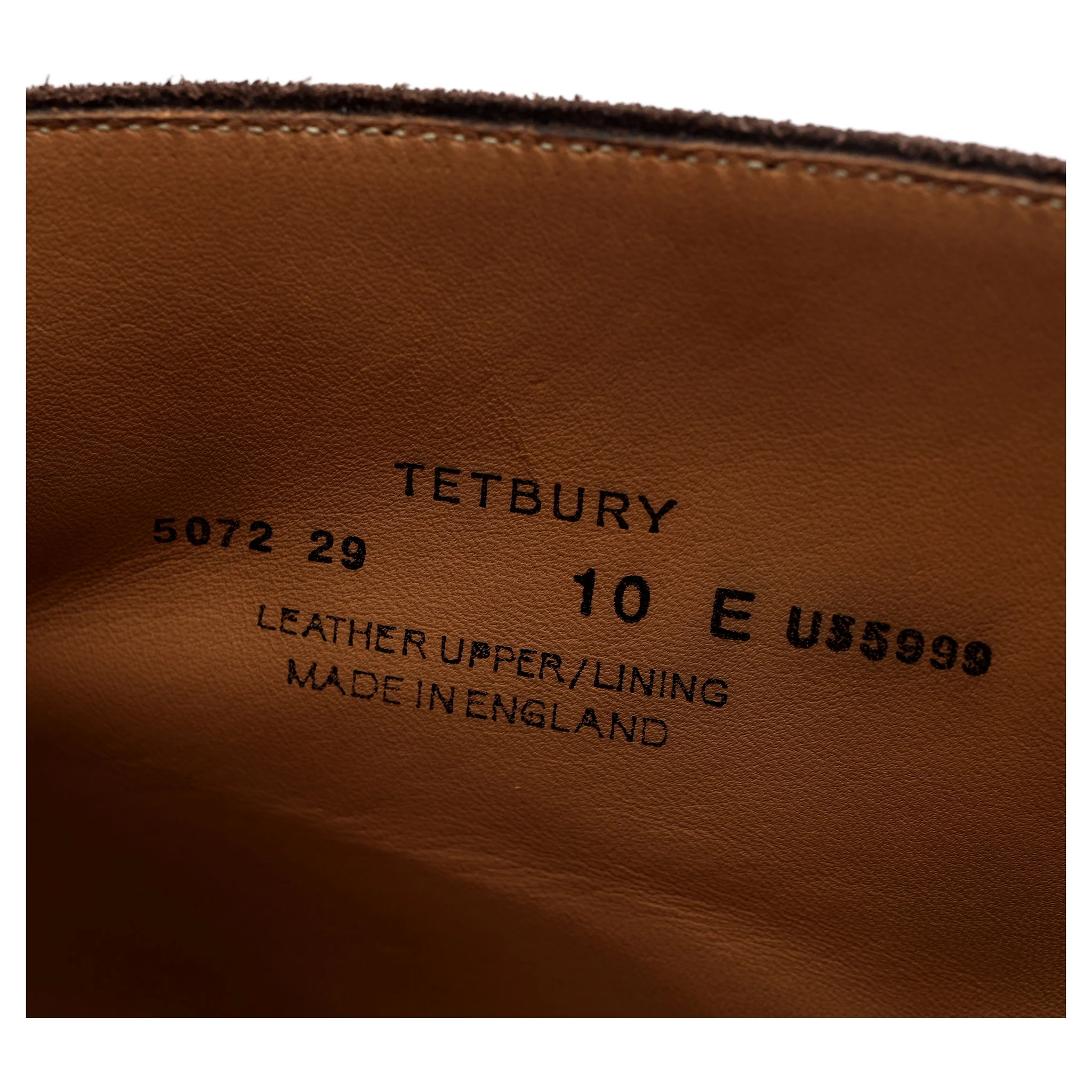 'Tetbury' Dark Brown Suede Chukka Boots UK 10 E - Image 13