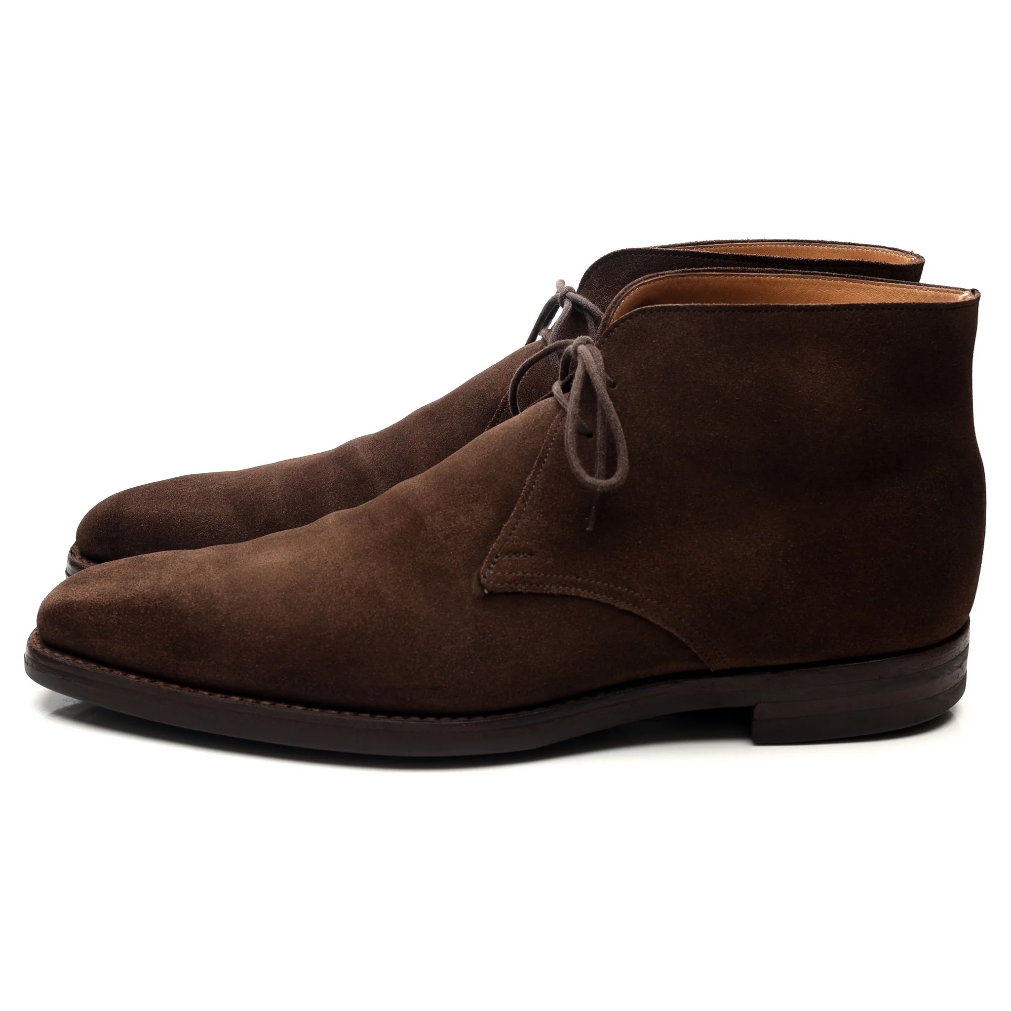 'Tetbury' Dark Brown Suede Chukka Boots UK 10 E - Image 2
