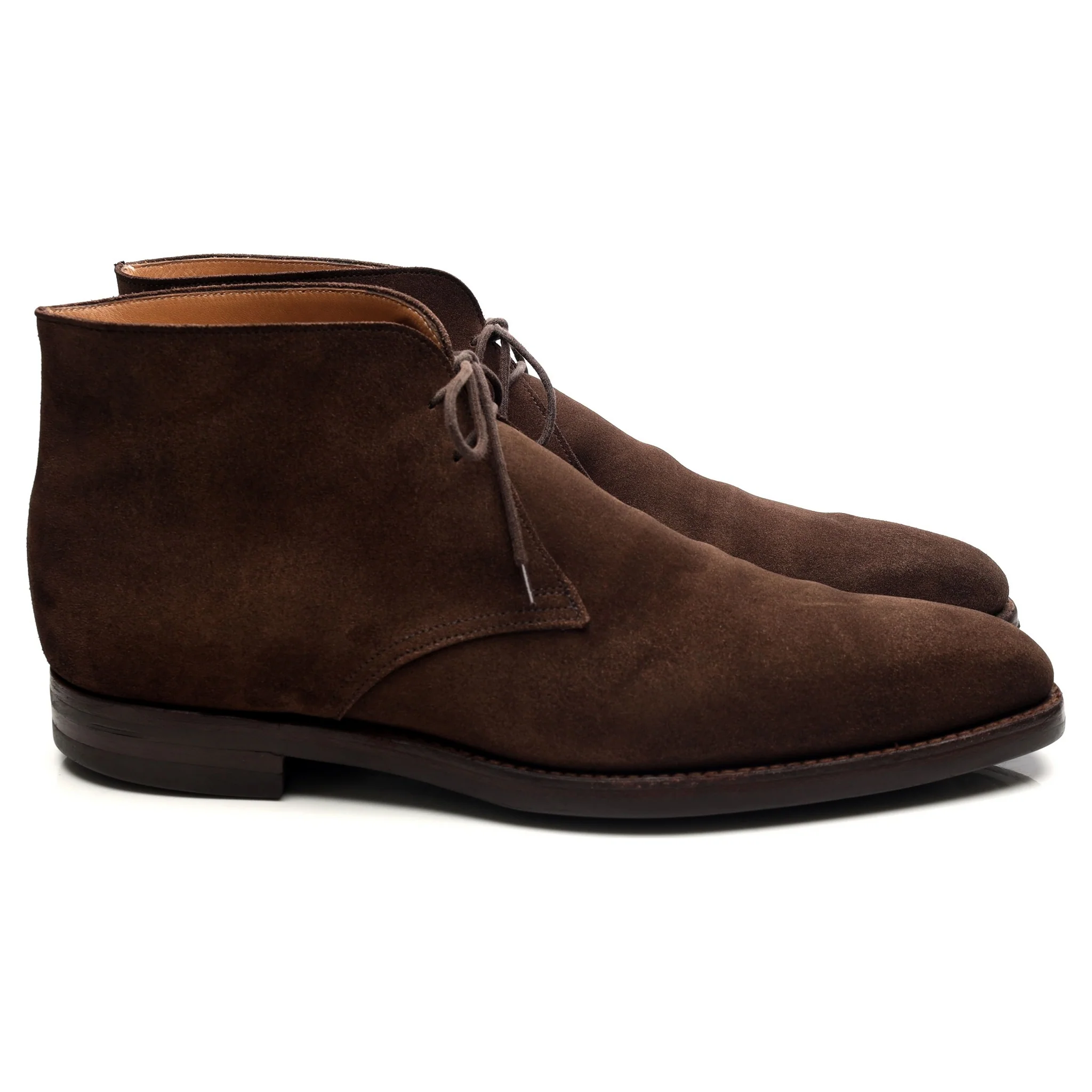'Tetbury' Dark Brown Suede Chukka Boots UK 10 E - Image 6