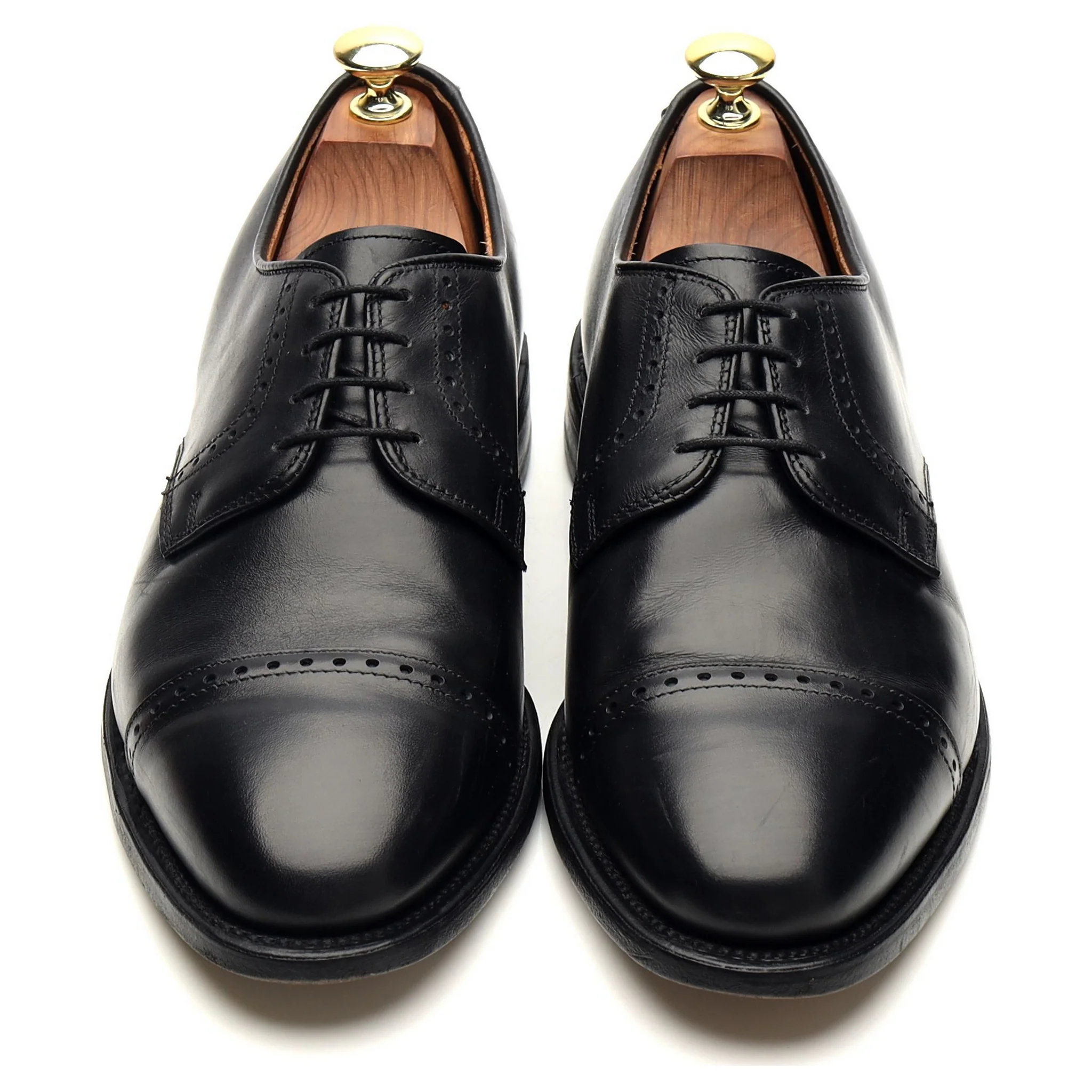 'Clifton' Black Leather Derby UK 7 US 8 EEE - Image 2