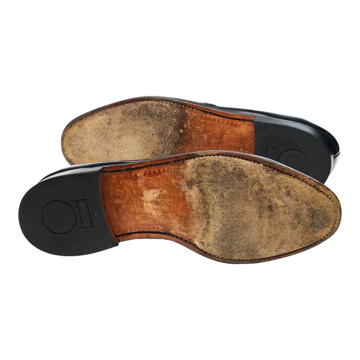 'Clive' Black Leather Loafers UK 8.5 F - Image 5