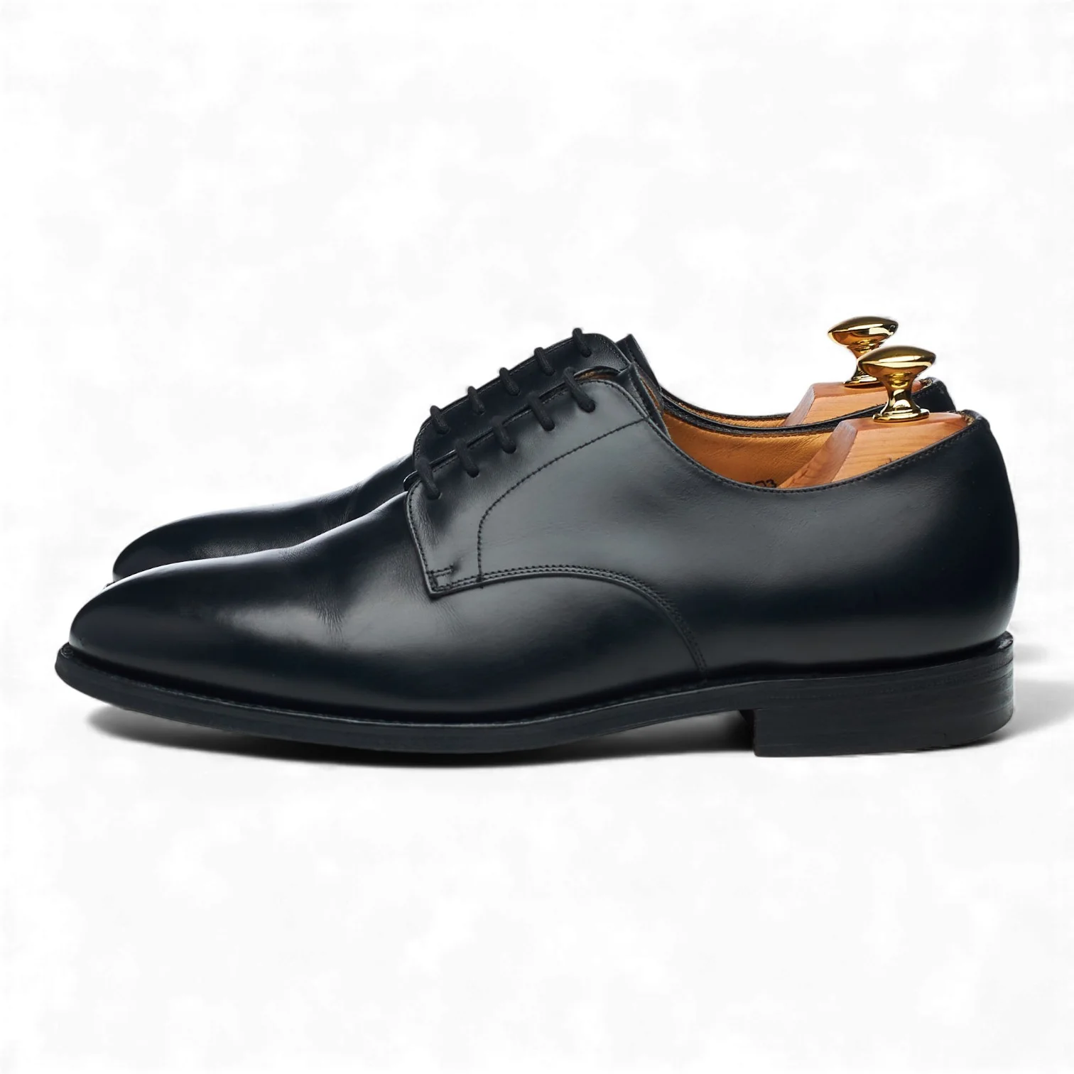 'Clyde' Black Leather Derby UK 6.5 G - Image 3