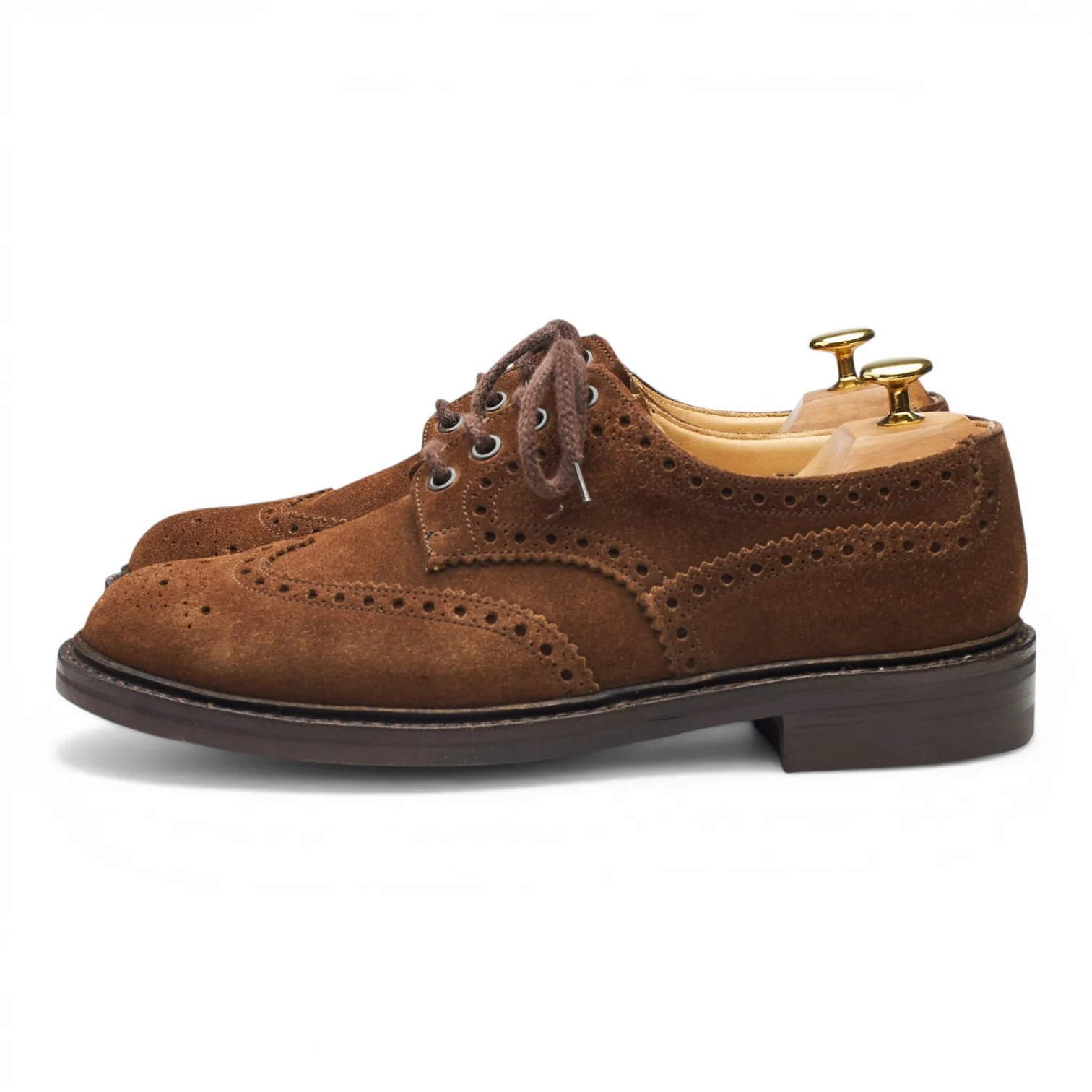 'Coleby' Brown Suede Derby Brogues UK 8 G - Image 3