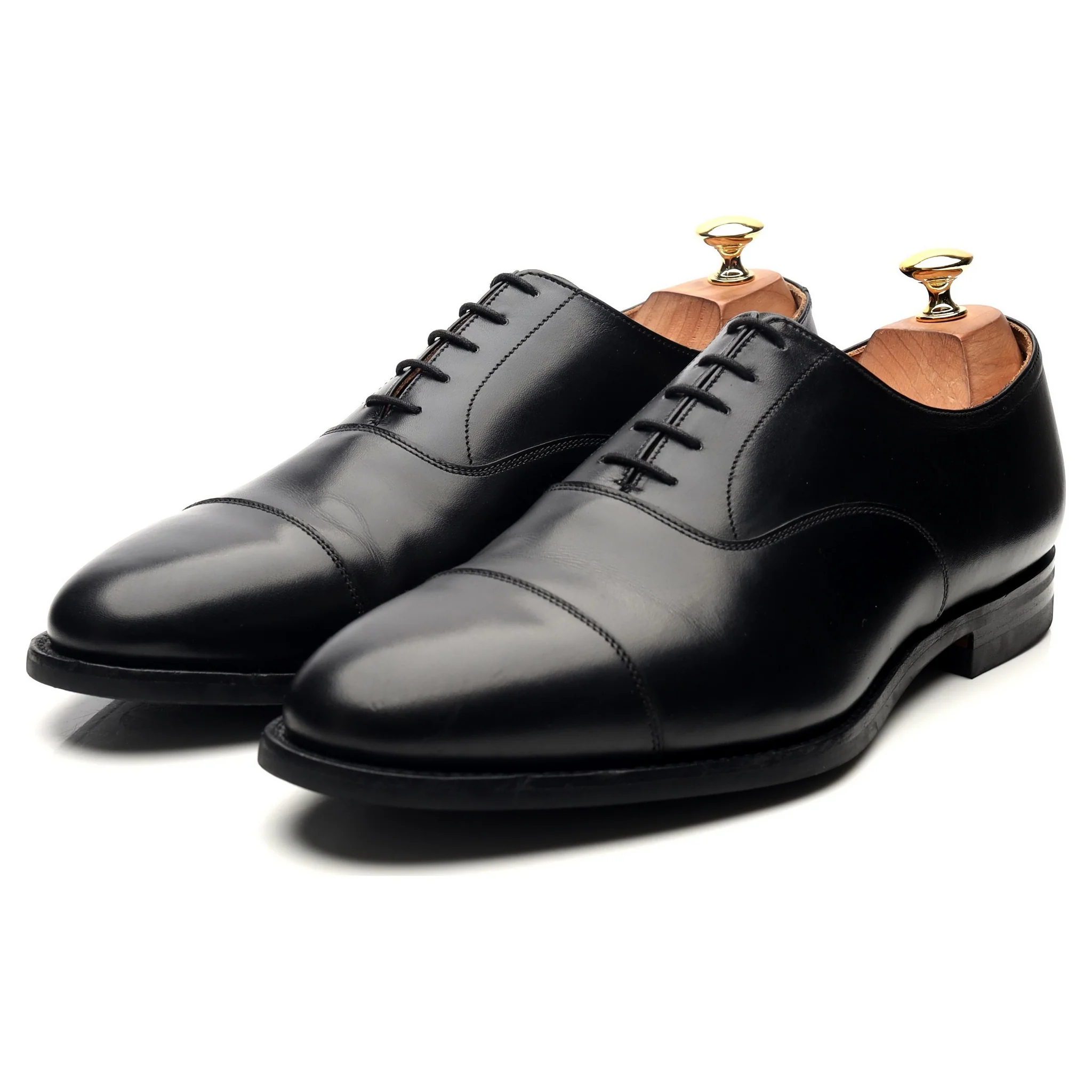'Connaught 2' Black Leather Oxford UK 10.5 E