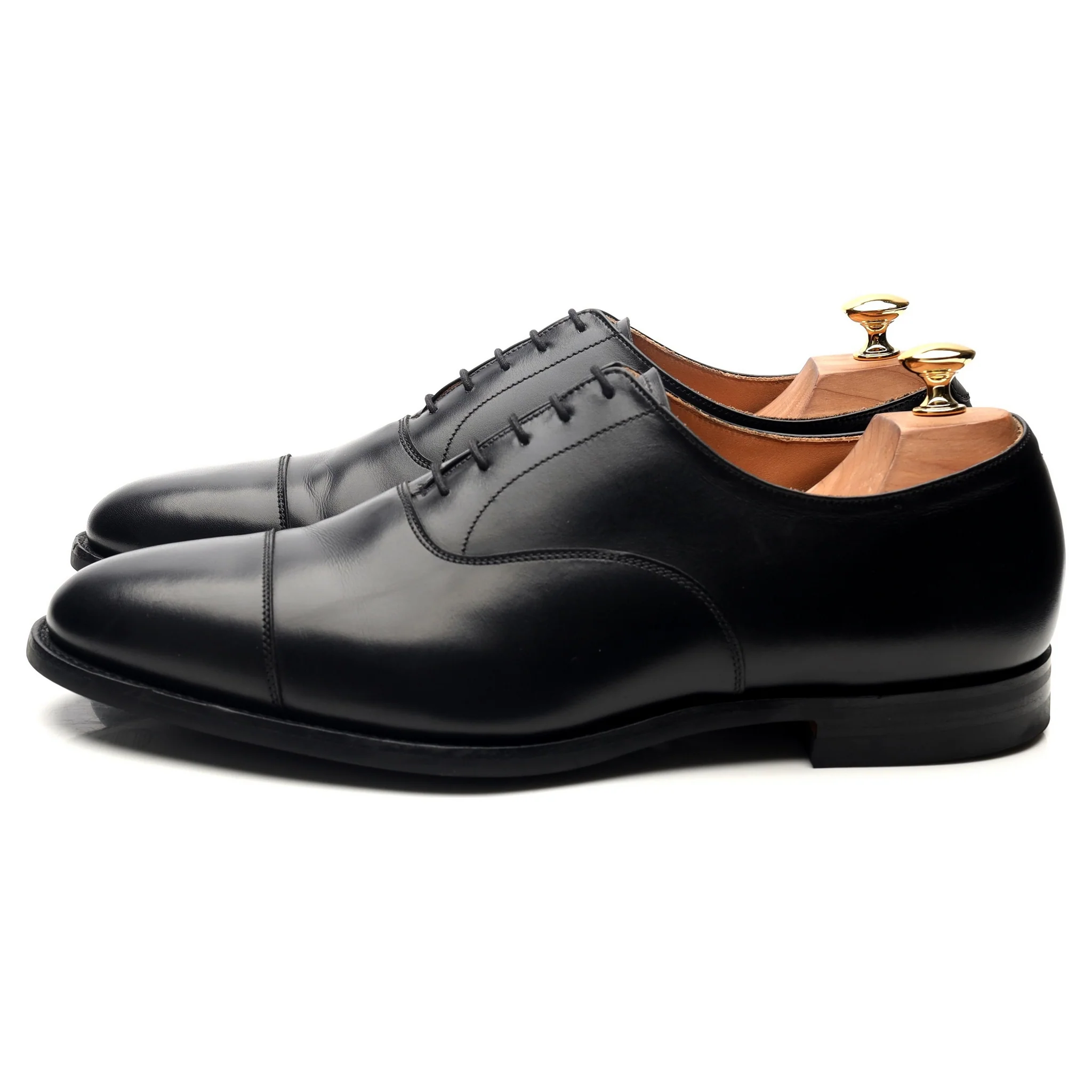'Connaught 2' Black Leather Oxford UK 10.5 E - Image 2