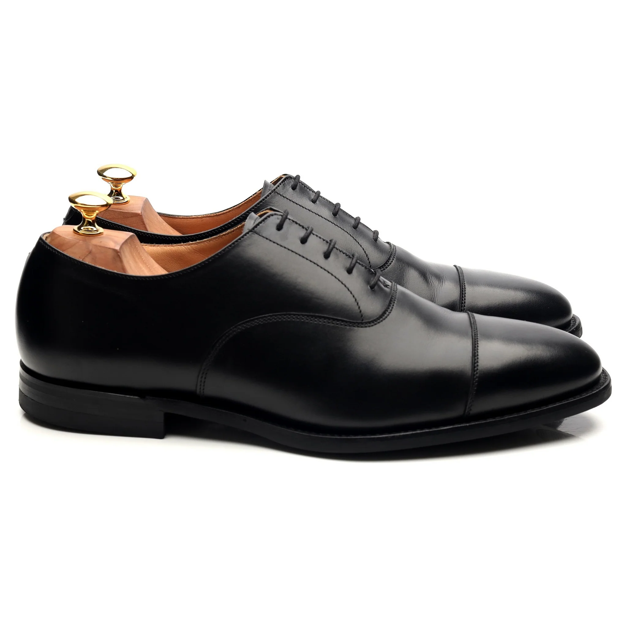 'Connaught 2' Black Leather Oxford UK 10.5 E - Image 6