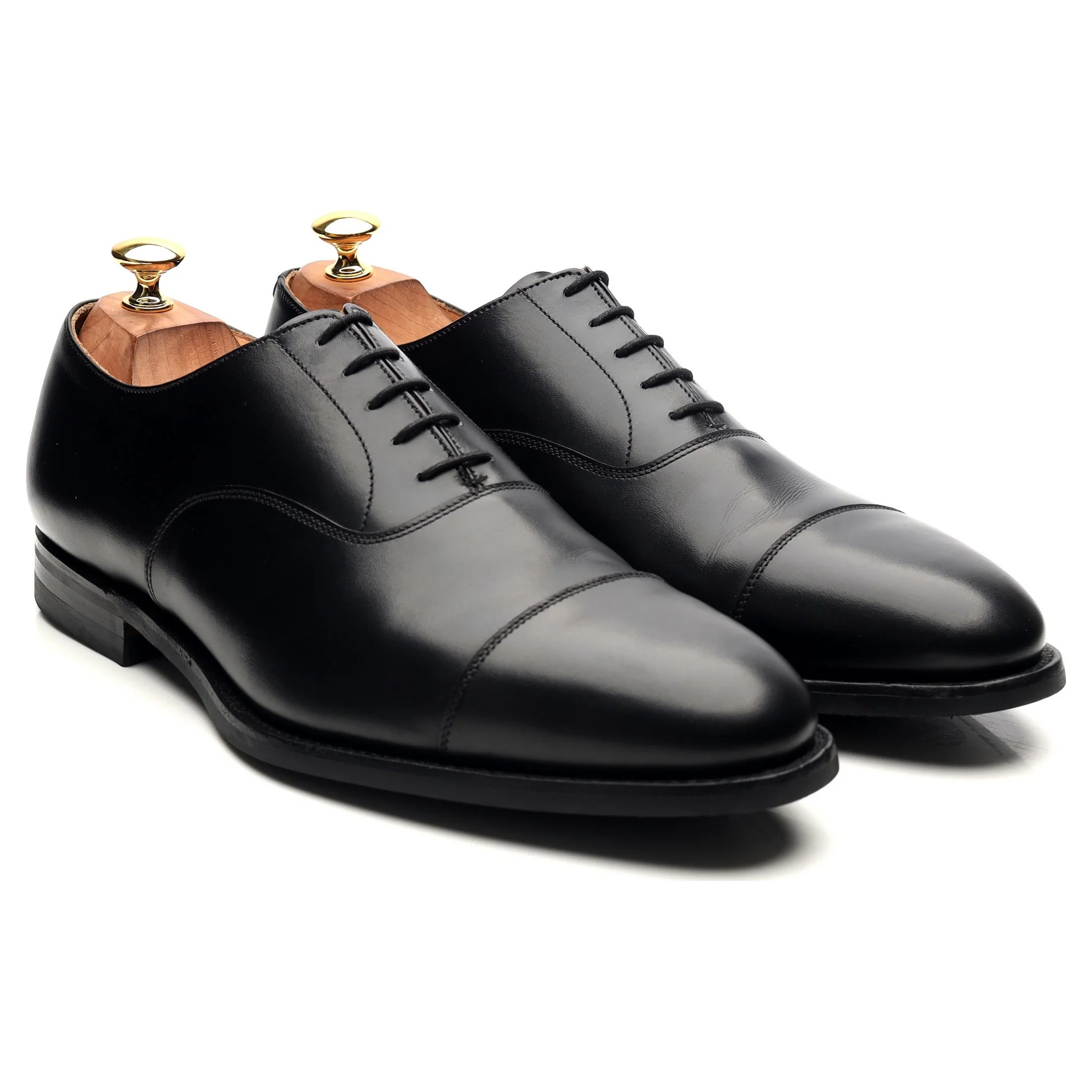 'Connaught 2' Black Leather Oxford UK 10.5 E - Image 7