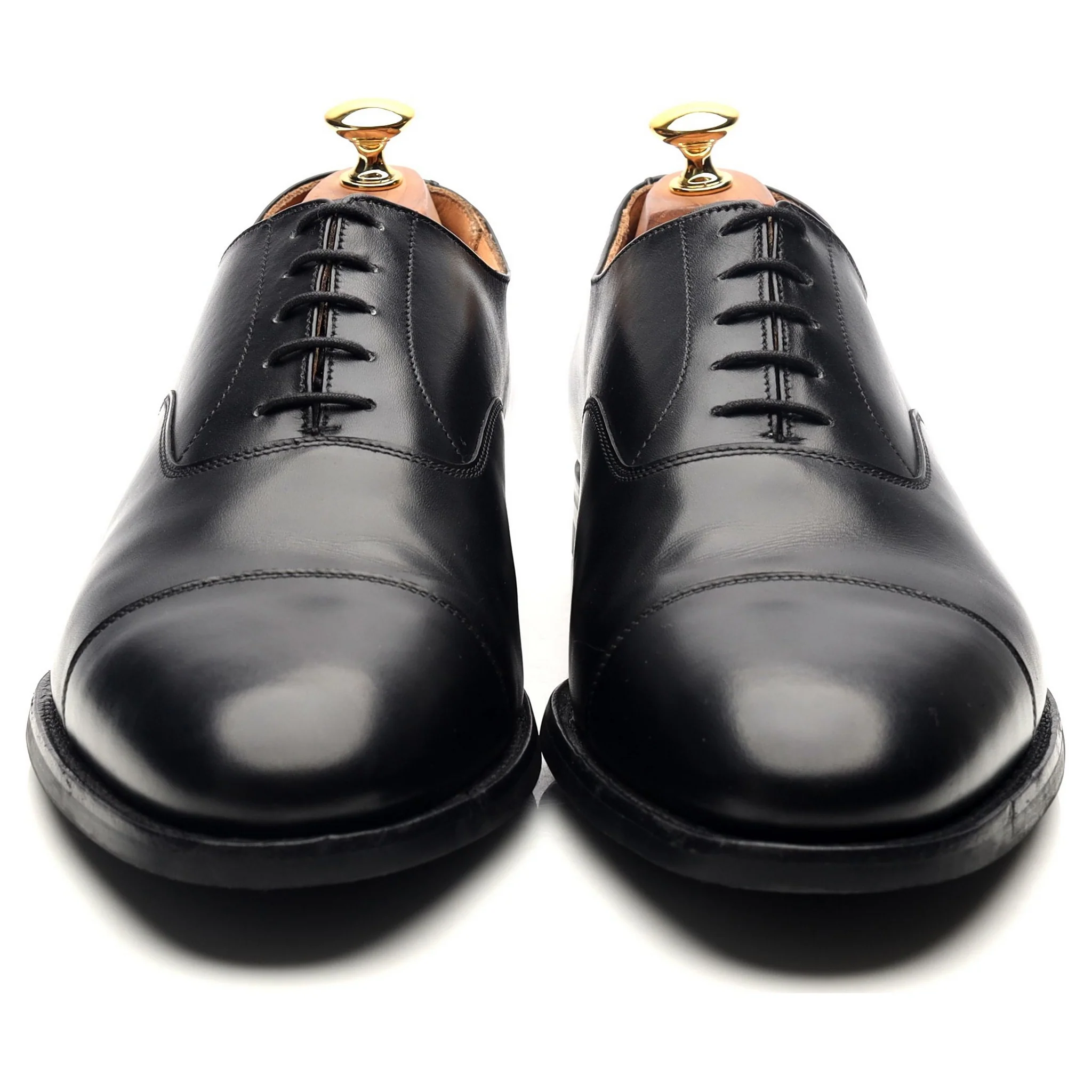 'Connaught 2' Black Leather Oxford UK 10.5 E - Image 8