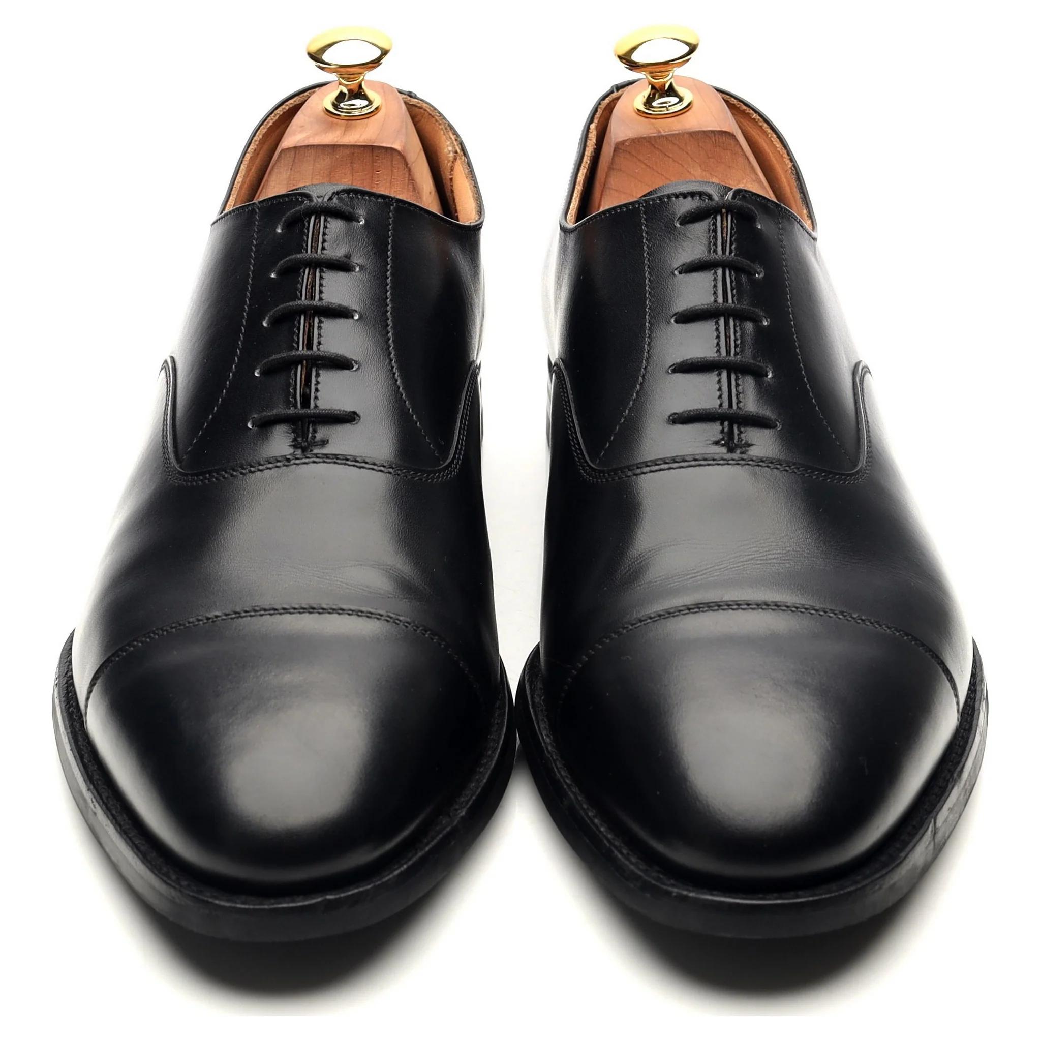 'Connaught 2' Black Leather Oxford UK 10.5 E - Image 9