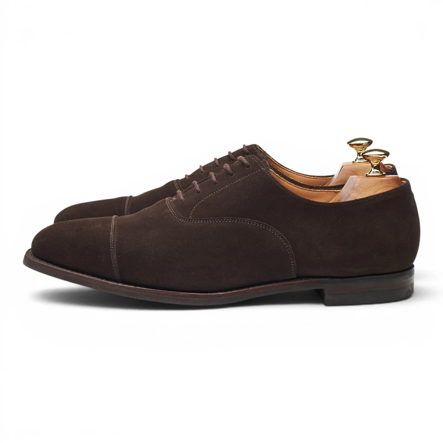 'Connaught 2' Dark Brown Suede Oxford UK 9.5 E - Image 3