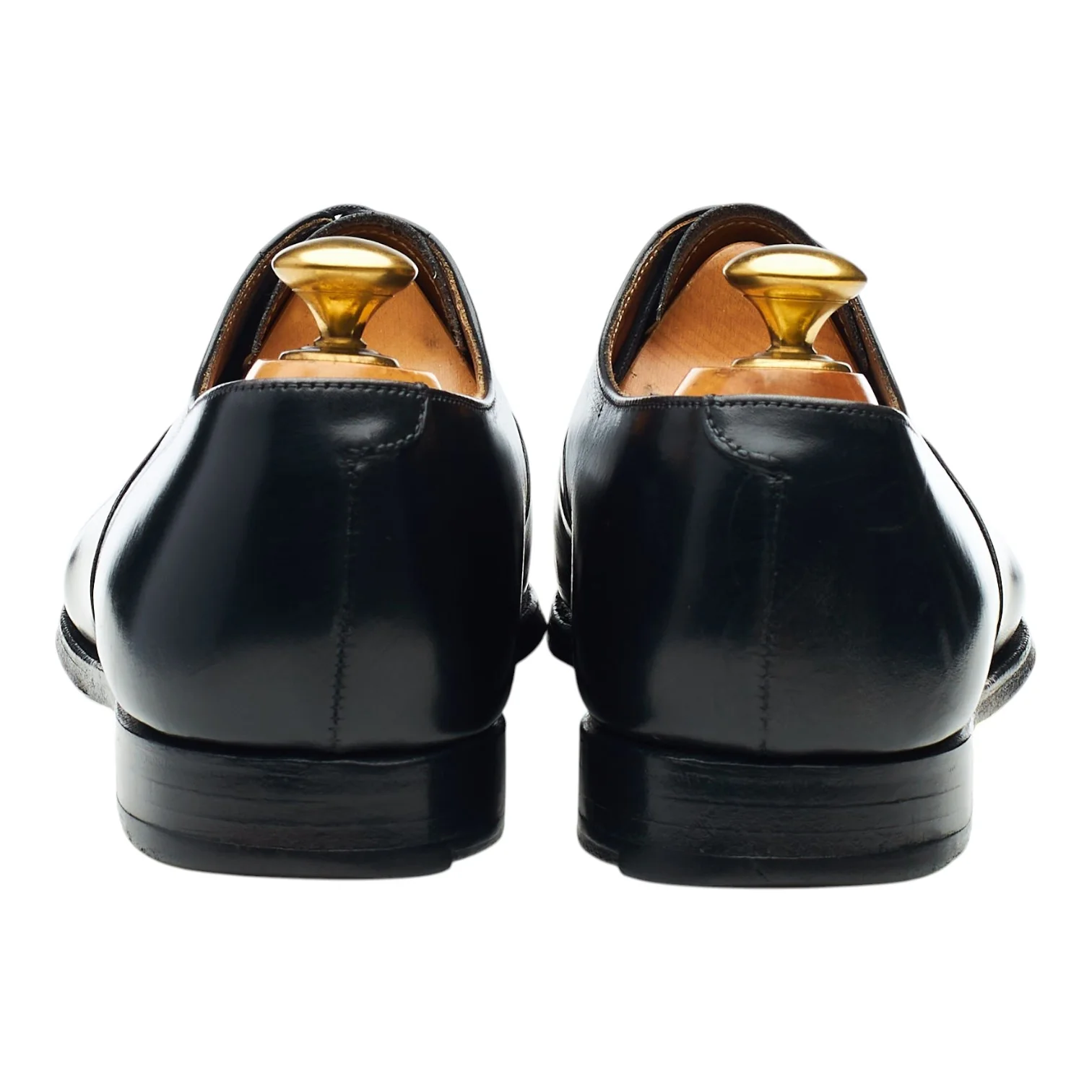 'Connaught' Black Leather Oxford UK 8.5 E - Image 4