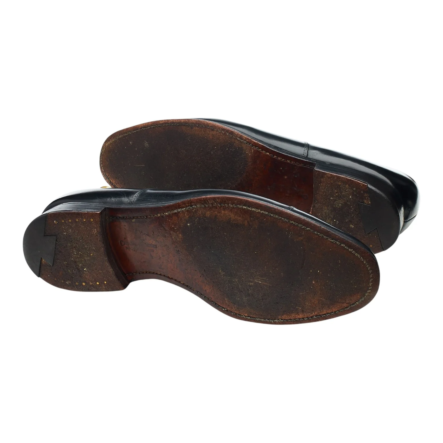 'Connaught' Black Leather Oxford UK 8.5 E - Image 5