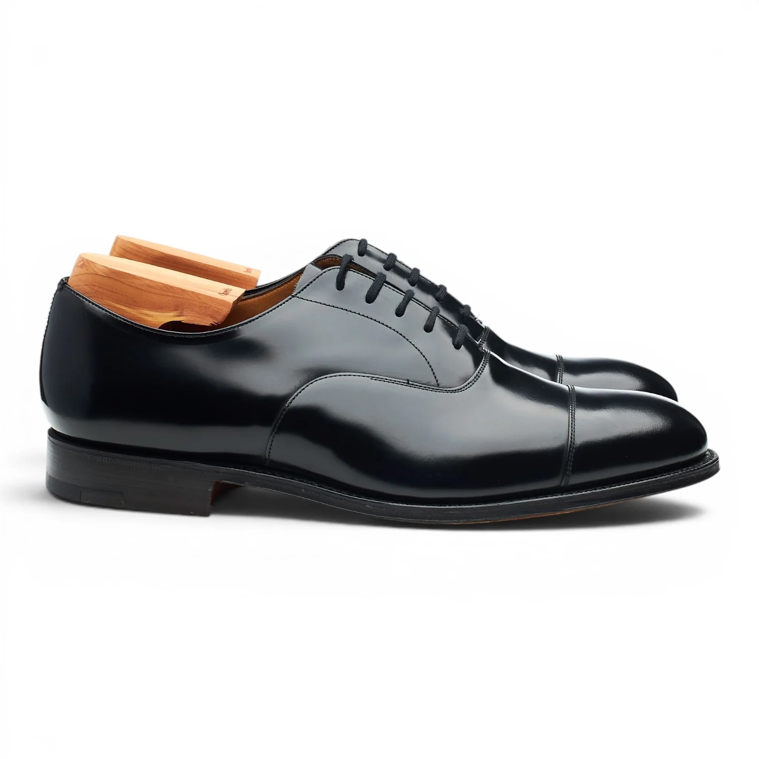 'Consul' Black Leather Oxford UK 10 G