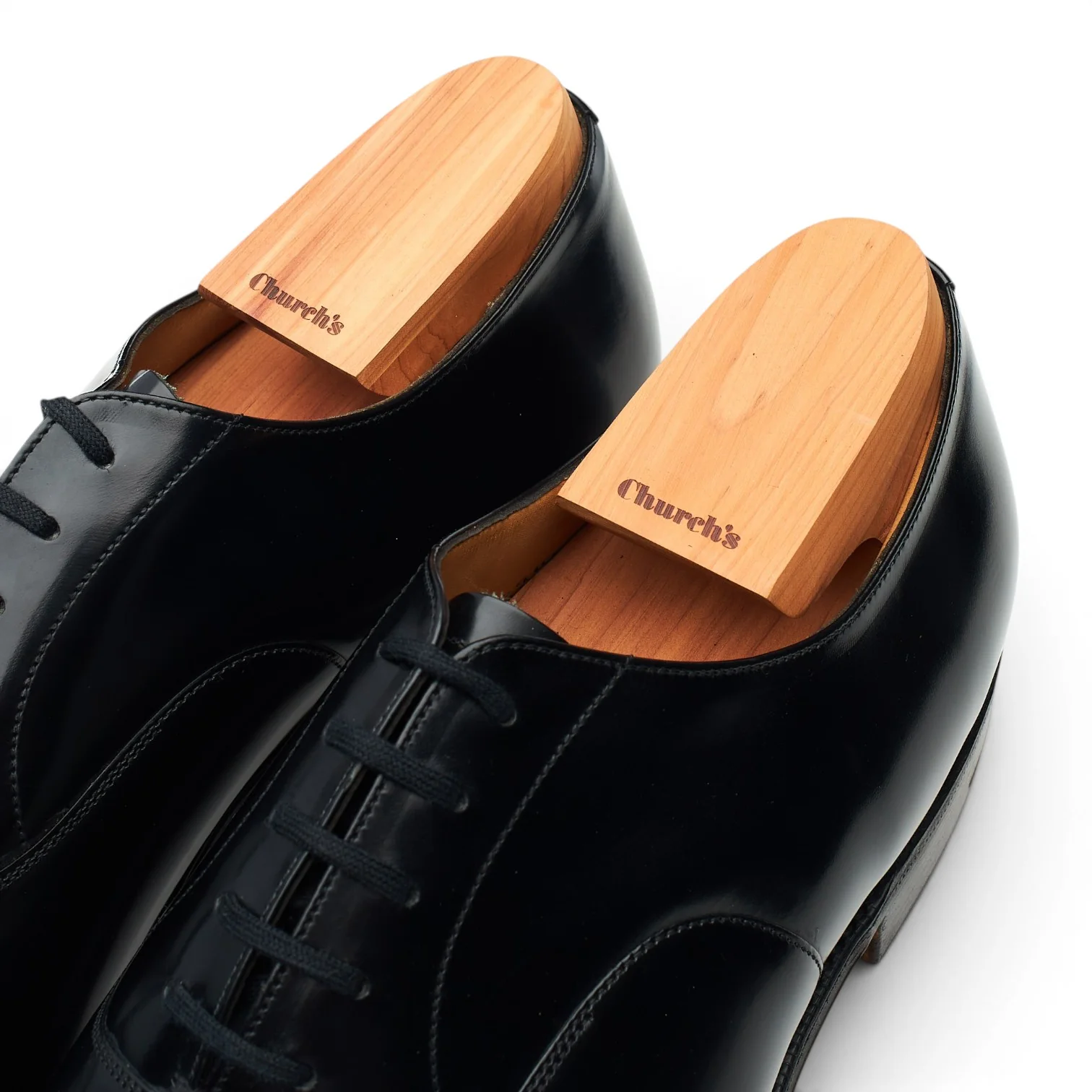 'Consul' Black Leather Oxford UK 10 G - Image 4