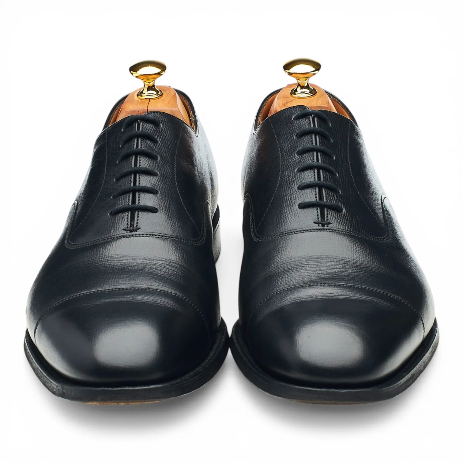 'Consul' Black St. James Leather Oxford UK 11 F - Image 2