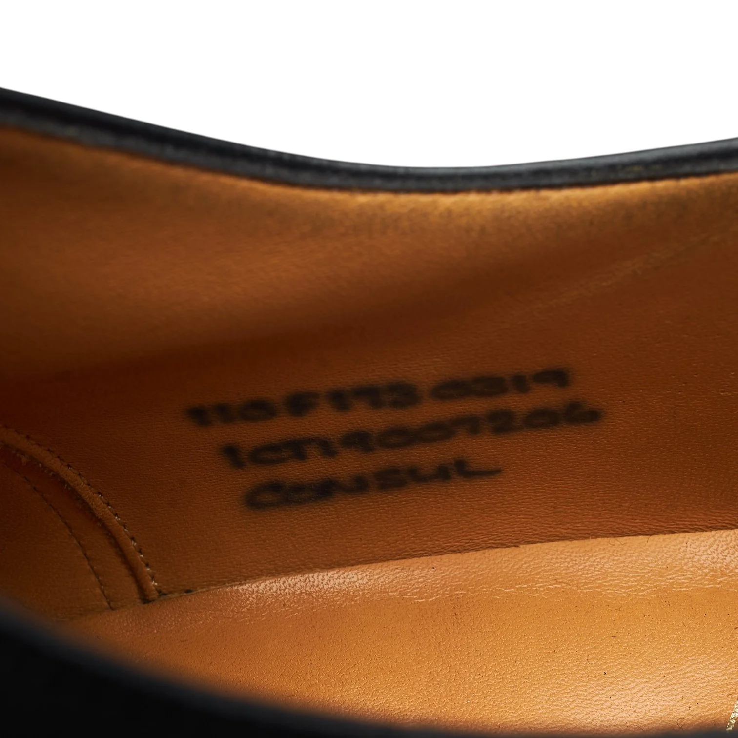 'Consul' Black St. James Leather Oxford UK 11 F - Image 7