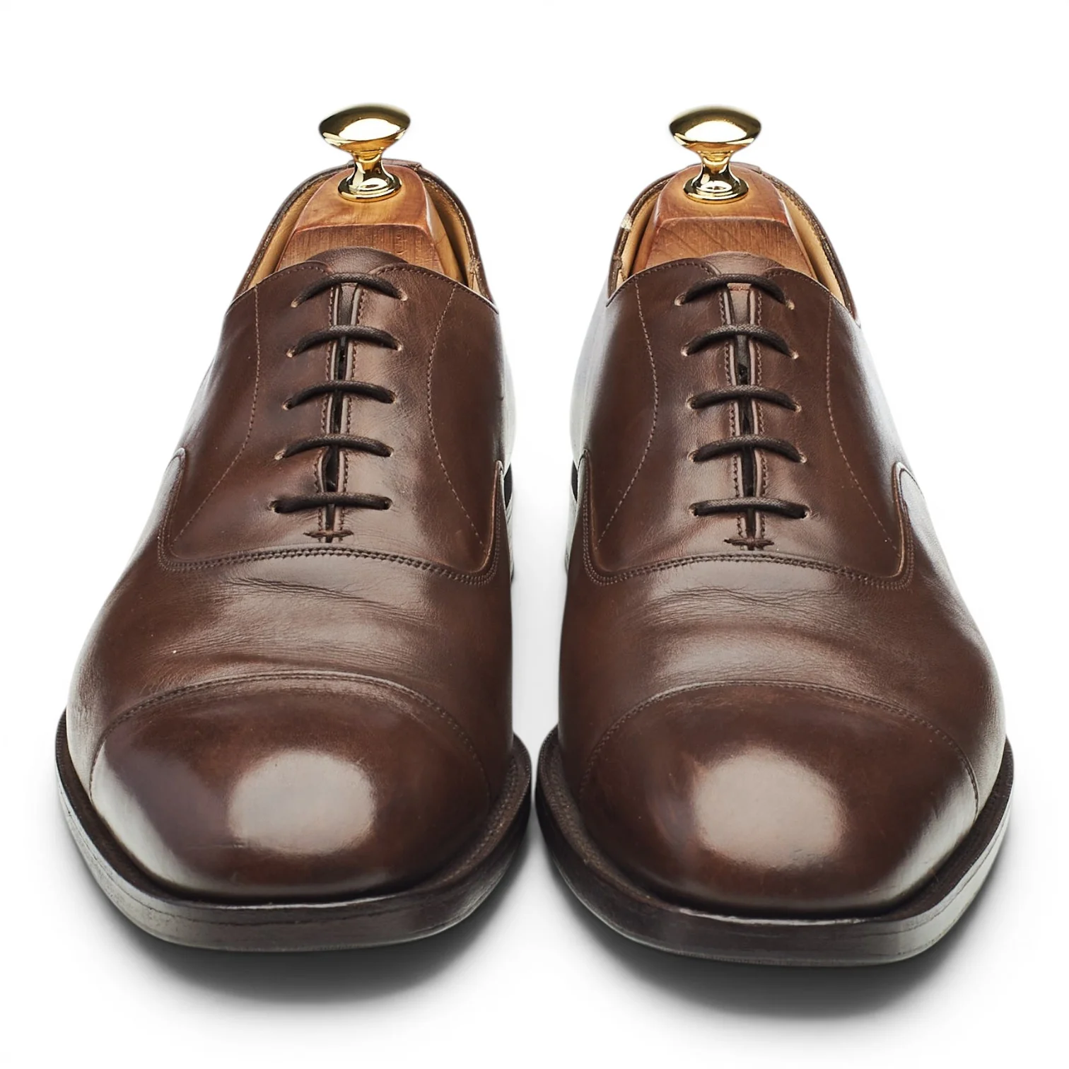 'Consul' Brown Leather Oxford UK 9.5 F - Image 2