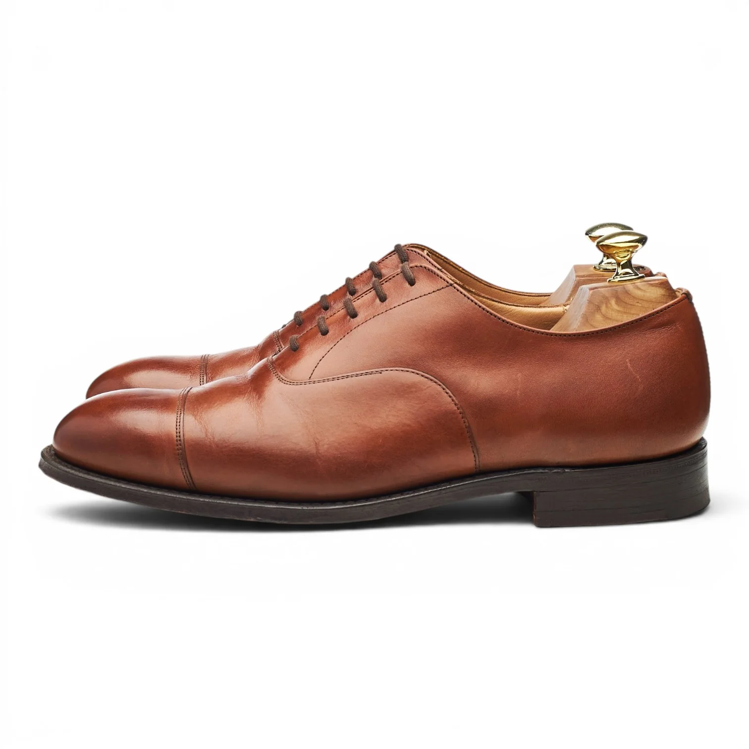 'Consul' Tan Brown Leather Oxford UK 7 G - Image 3