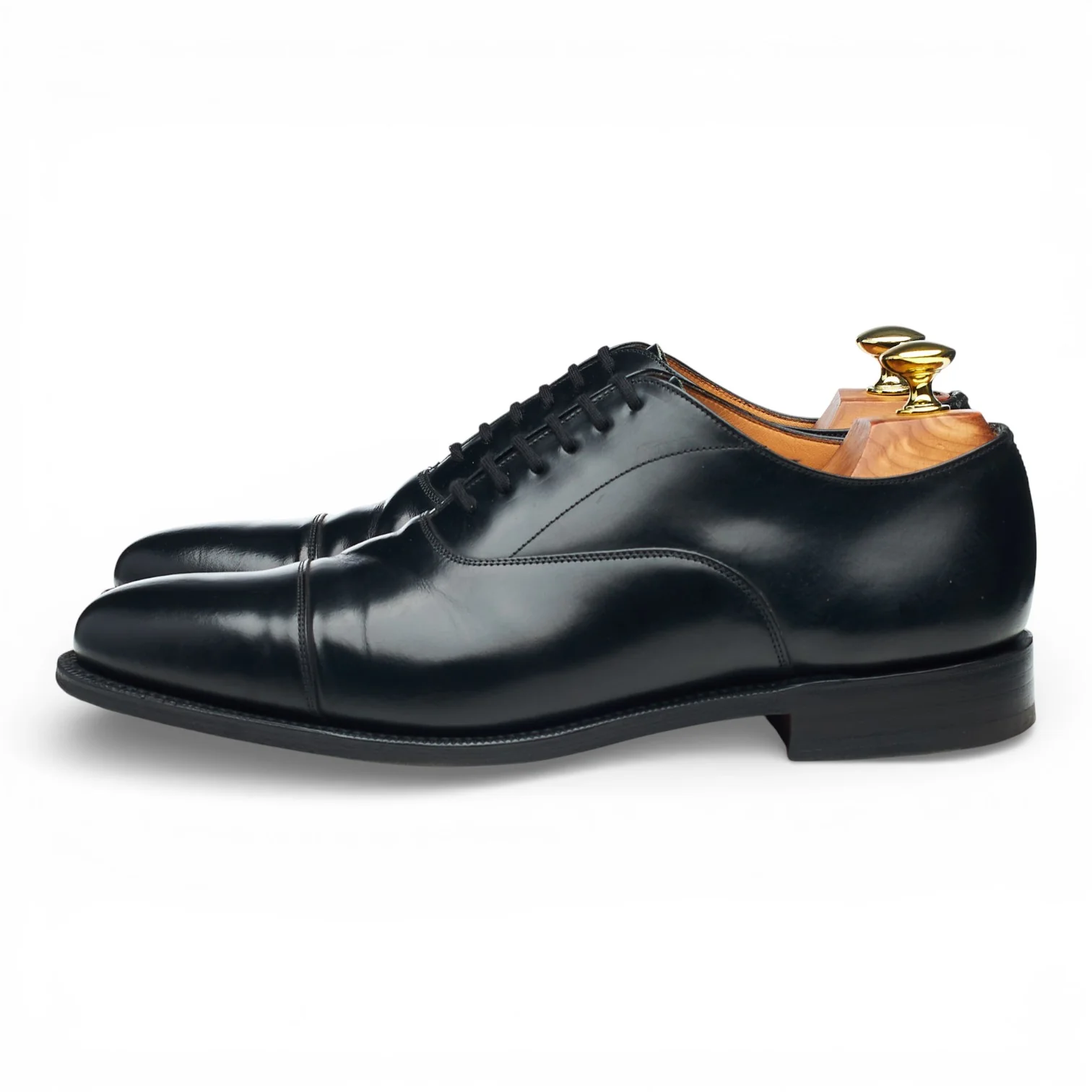 'Coppice' Black Leather Oxford UK 7 F - Image 3