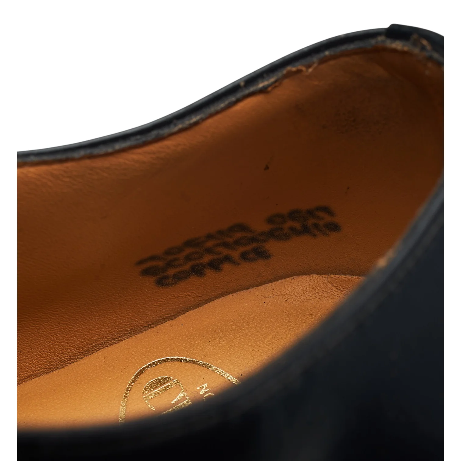 'Coppice' Black Leather Oxford UK 7 F - Image 7