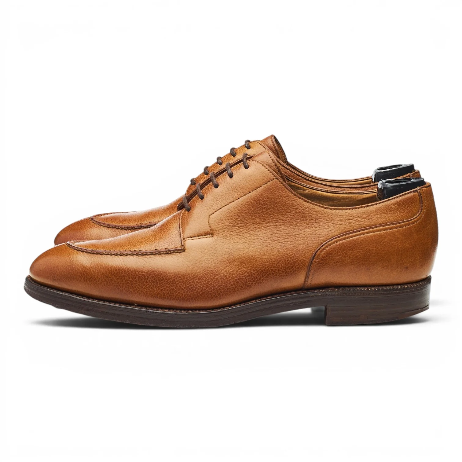 'Cornhill' Tan Brown Grain Leather Split Toe Derby UK 7.5 E - Image 3