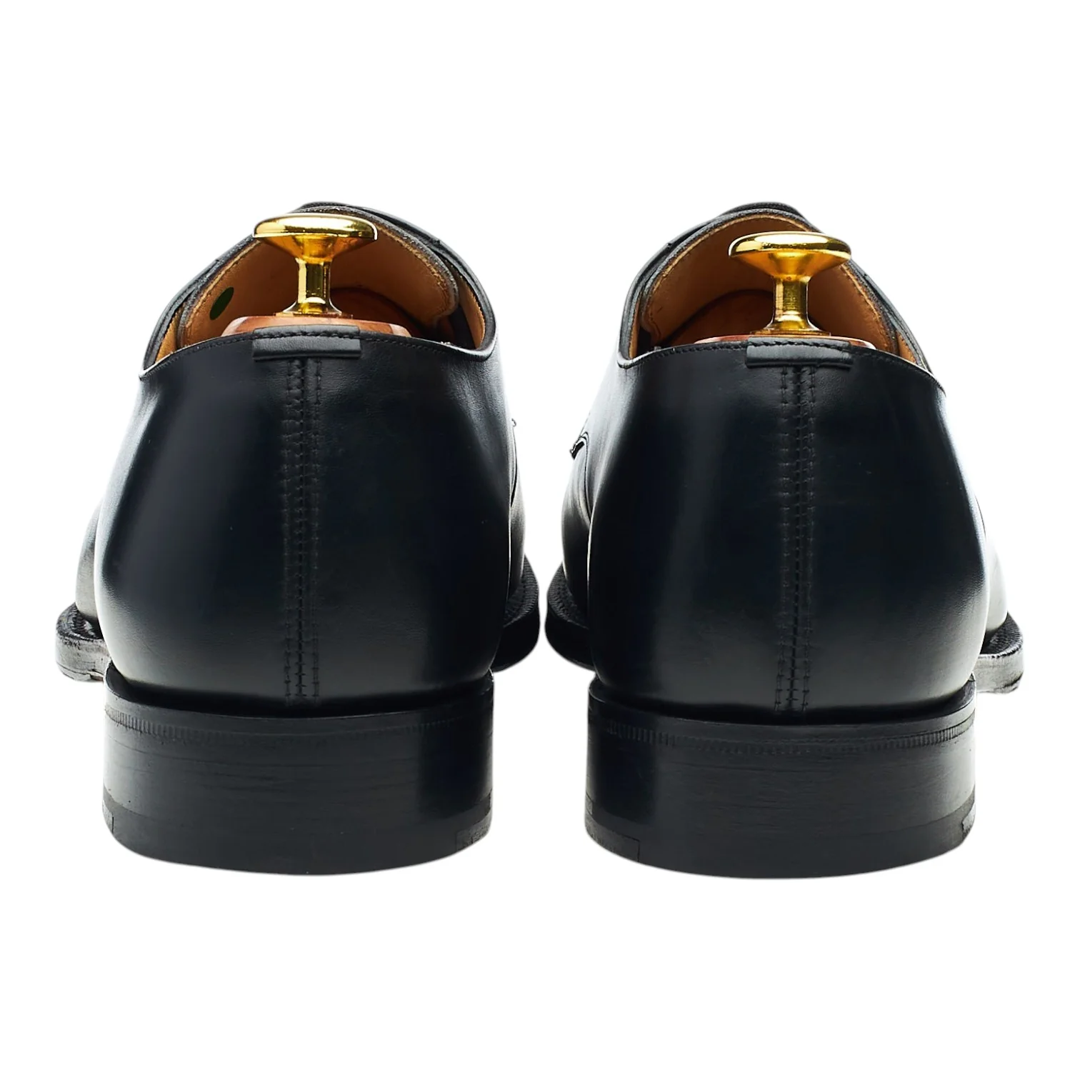 'Cranfield' Black Leather Derby UK 8 F - Image 4