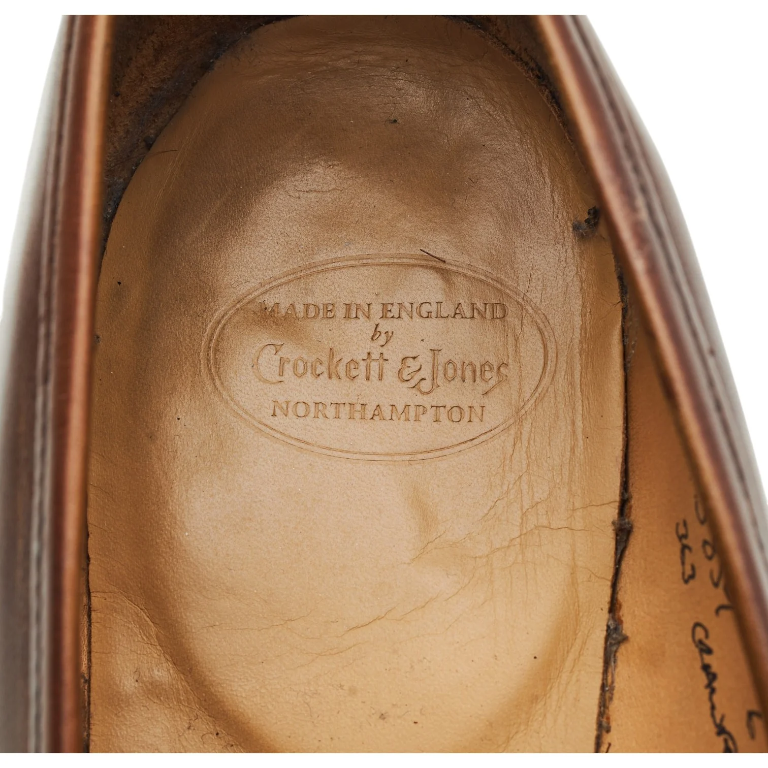 'Crawford' Dark Brown Leather Loafers UK 6 E - Image 7