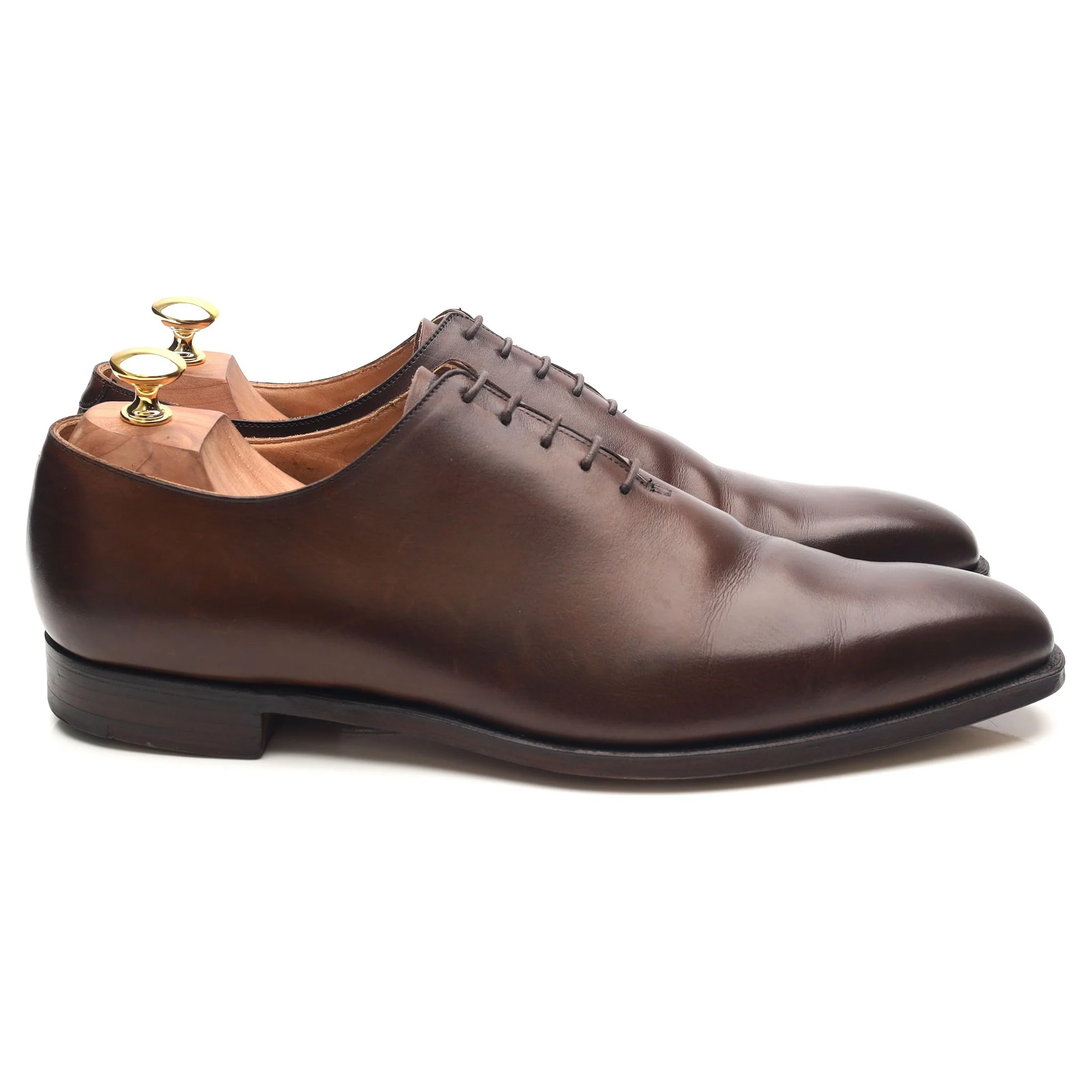 'Alex' Dark Brown Leather Wholecut Oxford UK 10.5 E - Image 6