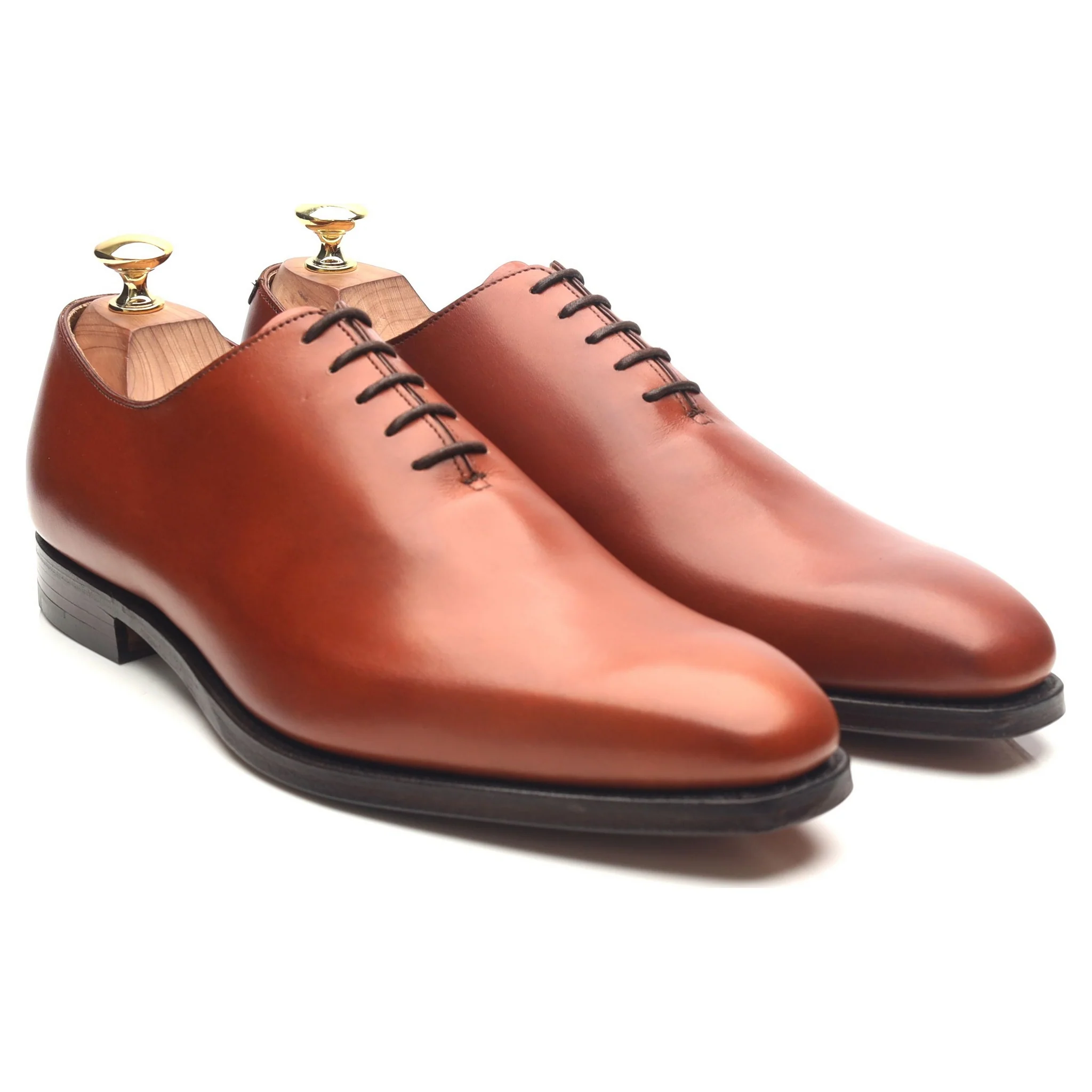 'Alex' Tan Brown Leather Wholecut Oxford UK 8.5 E - Image 7