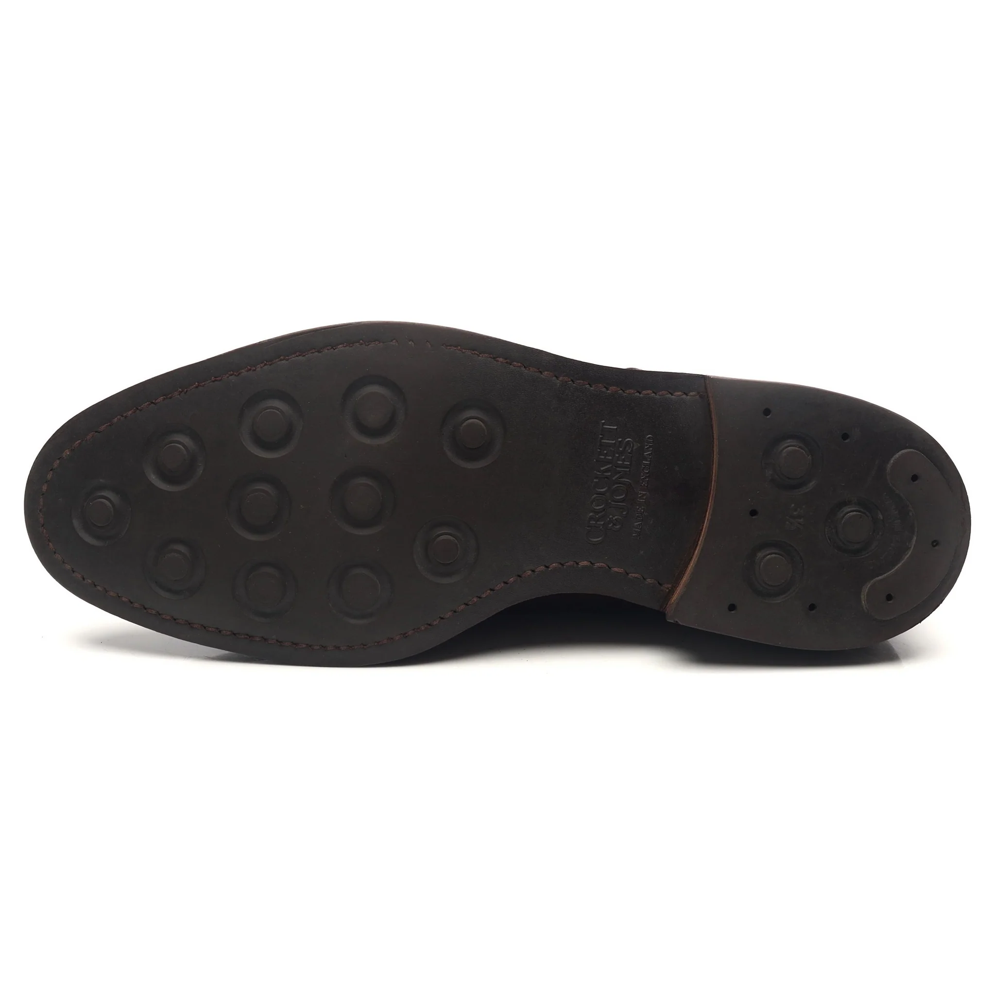 'Ashdown' Dark Brown Leather Derby UK 9 E - Image 10
