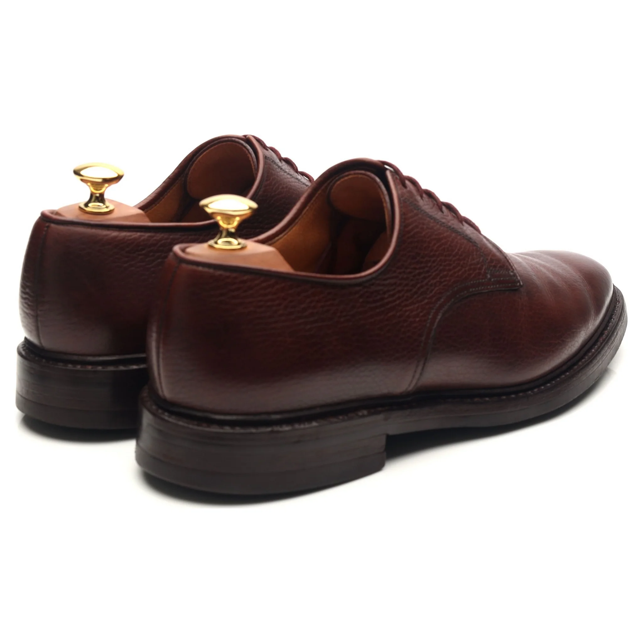 'Ashdown' Dark Brown Leather Derby UK 9 E - Image 5