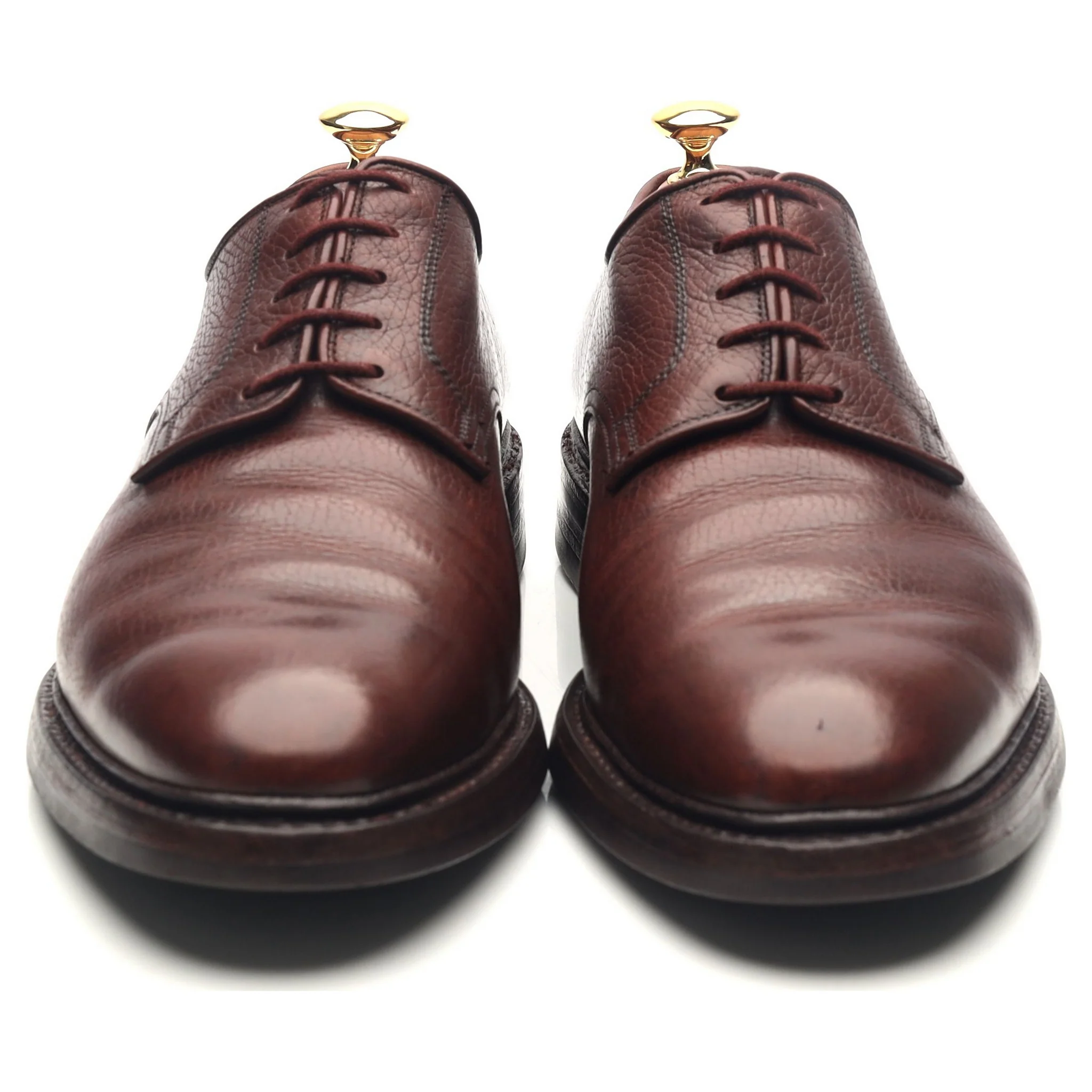 'Ashdown' Dark Brown Leather Derby UK 9 E - Image 8
