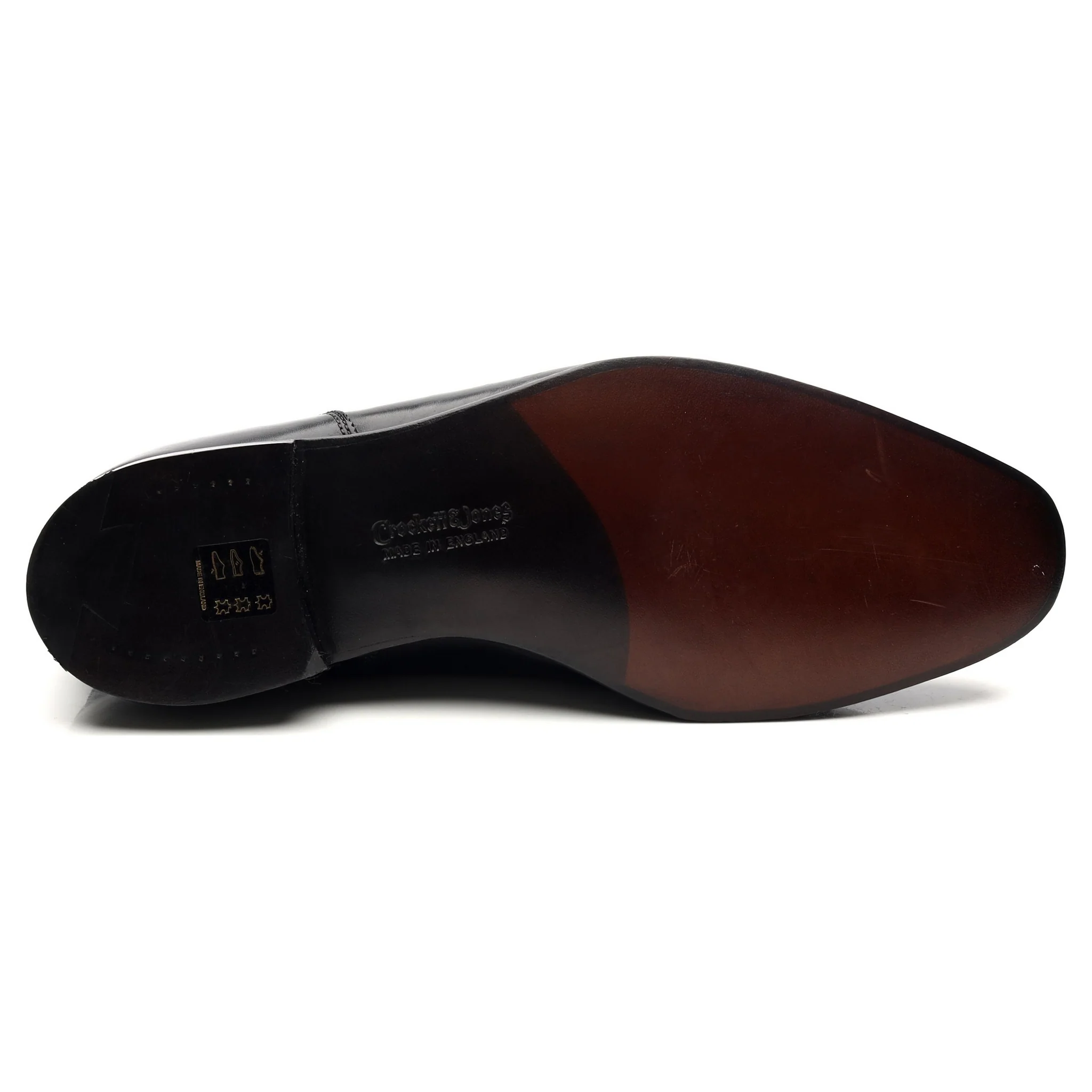 'Egerton' Black Leather Oxford UK 7.5 E - Image 11