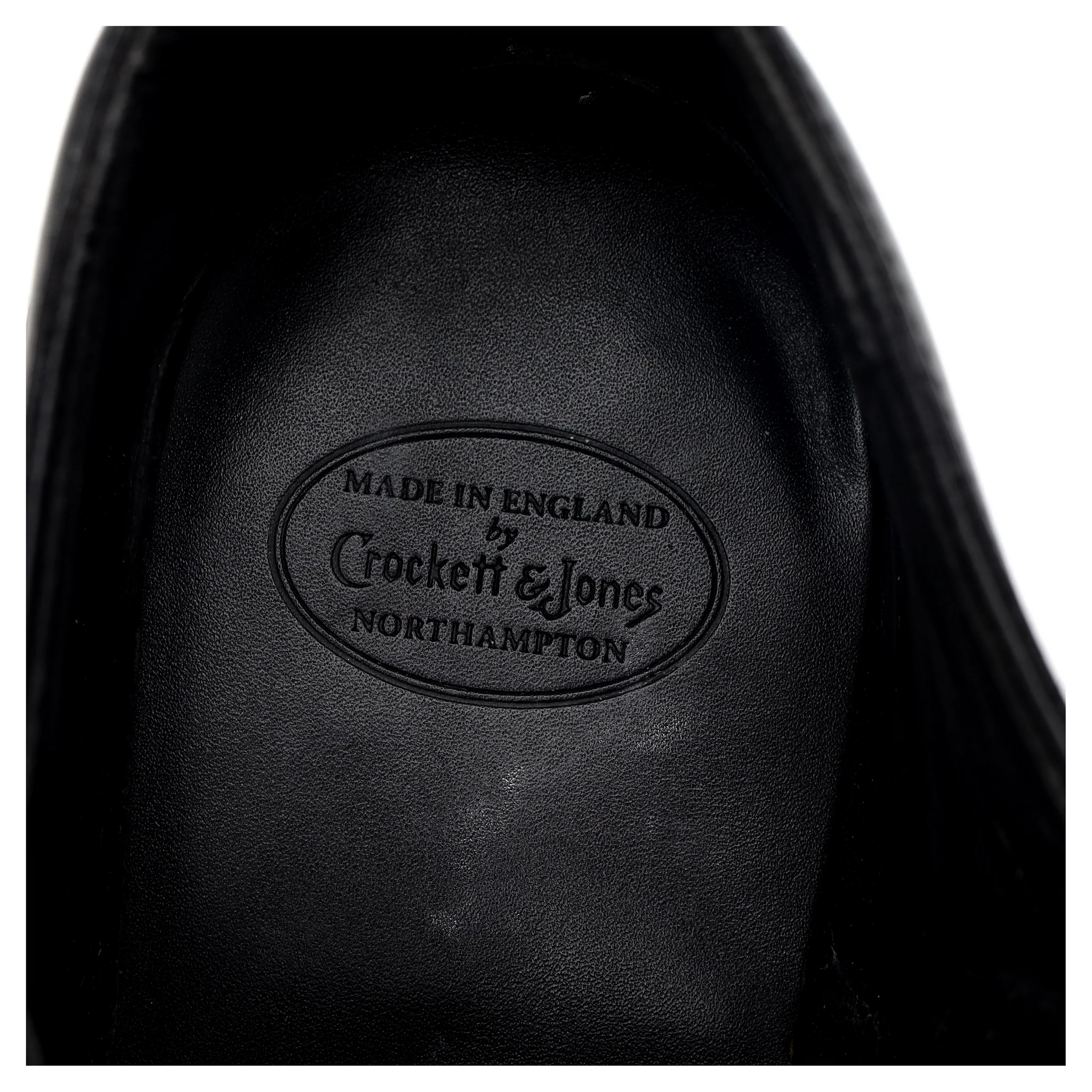 'Egerton' Black Leather Oxford UK 7.5 E - Image 12