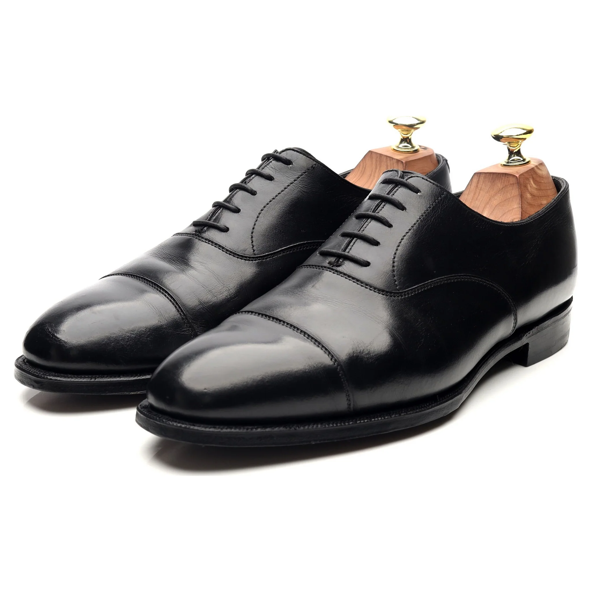 'Audley' Black Leather Oxford UK 7.5 E