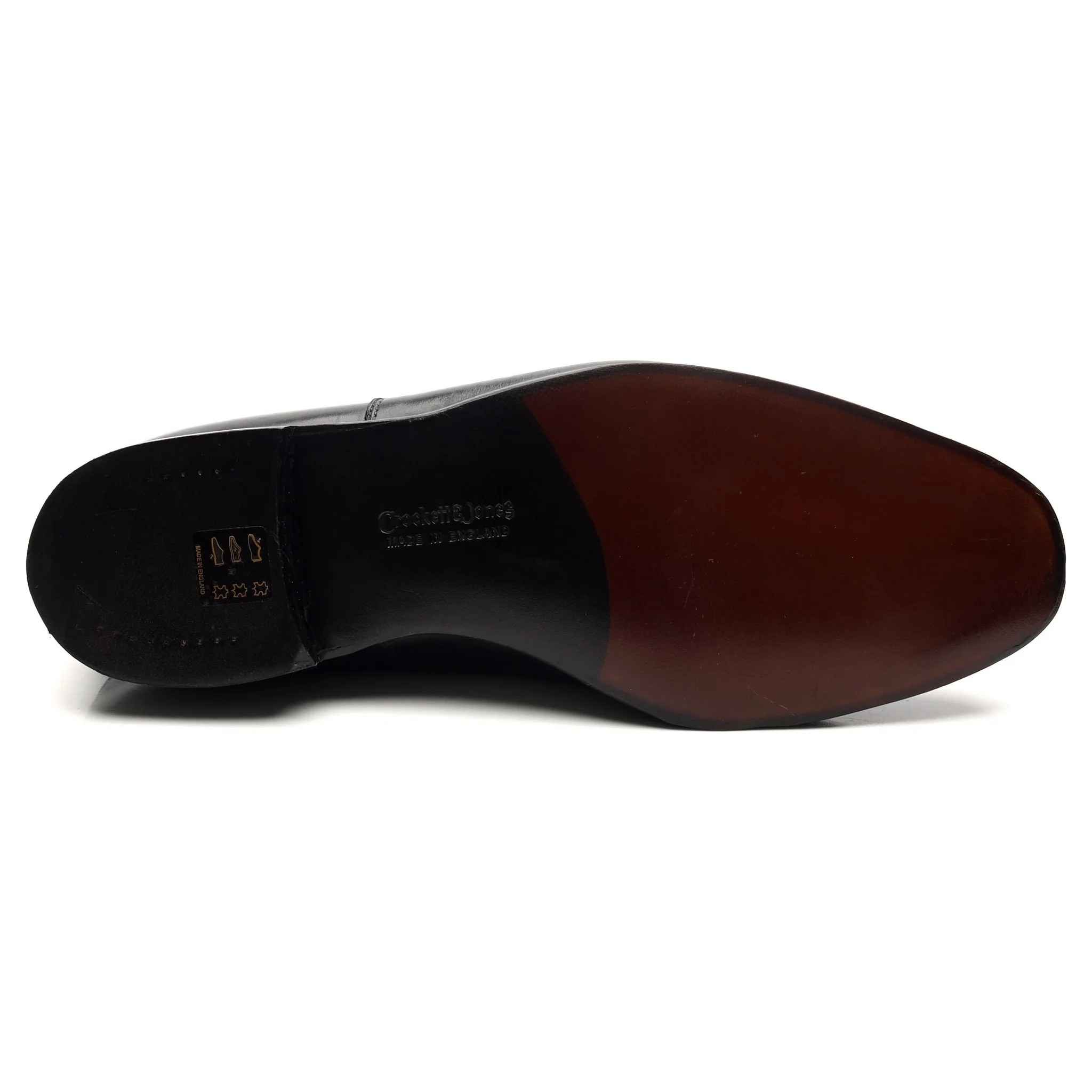 'Audley' Black Leather Oxford UK 7.5 E - Image 11