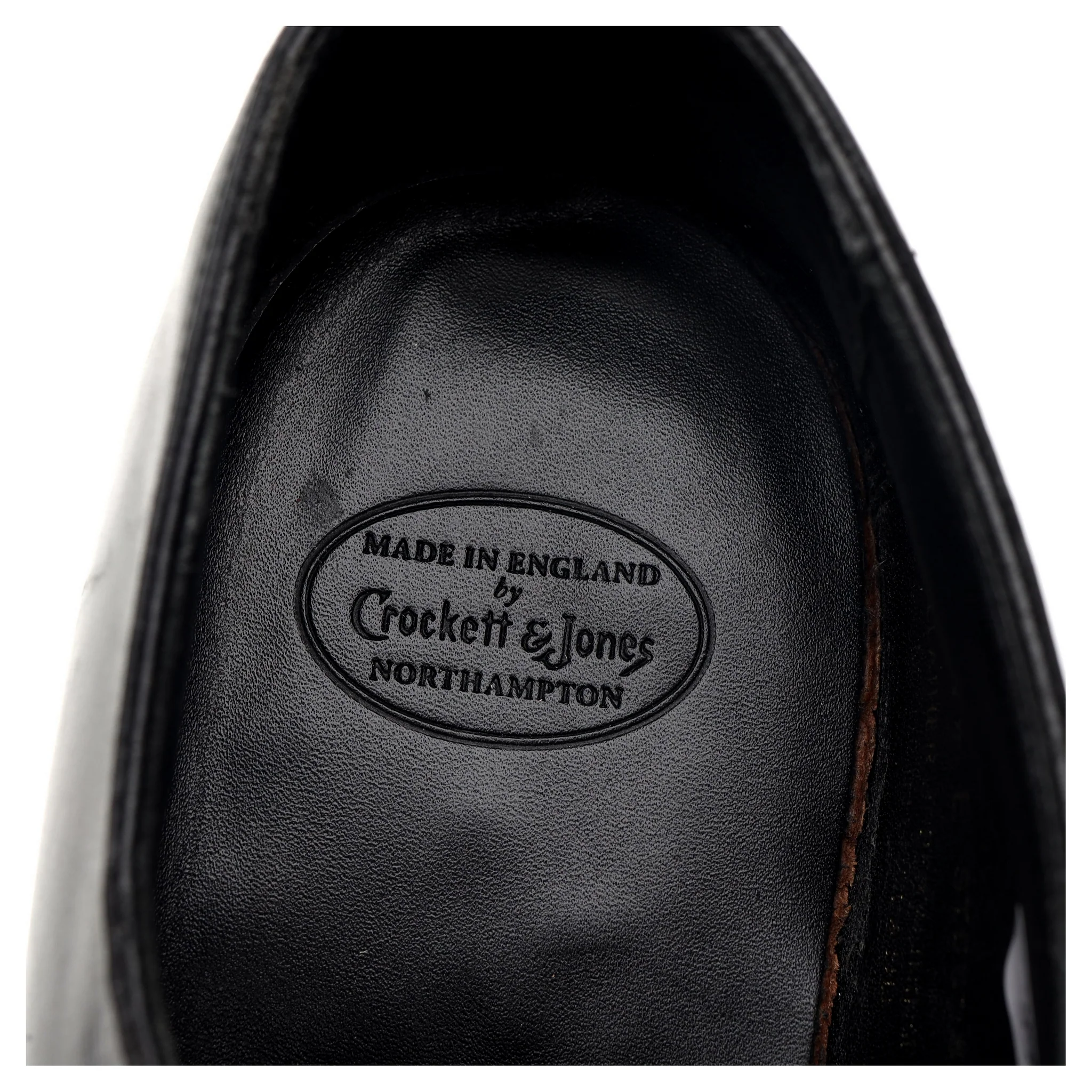 'Audley' Black Leather Oxford UK 7.5 E - Image 12