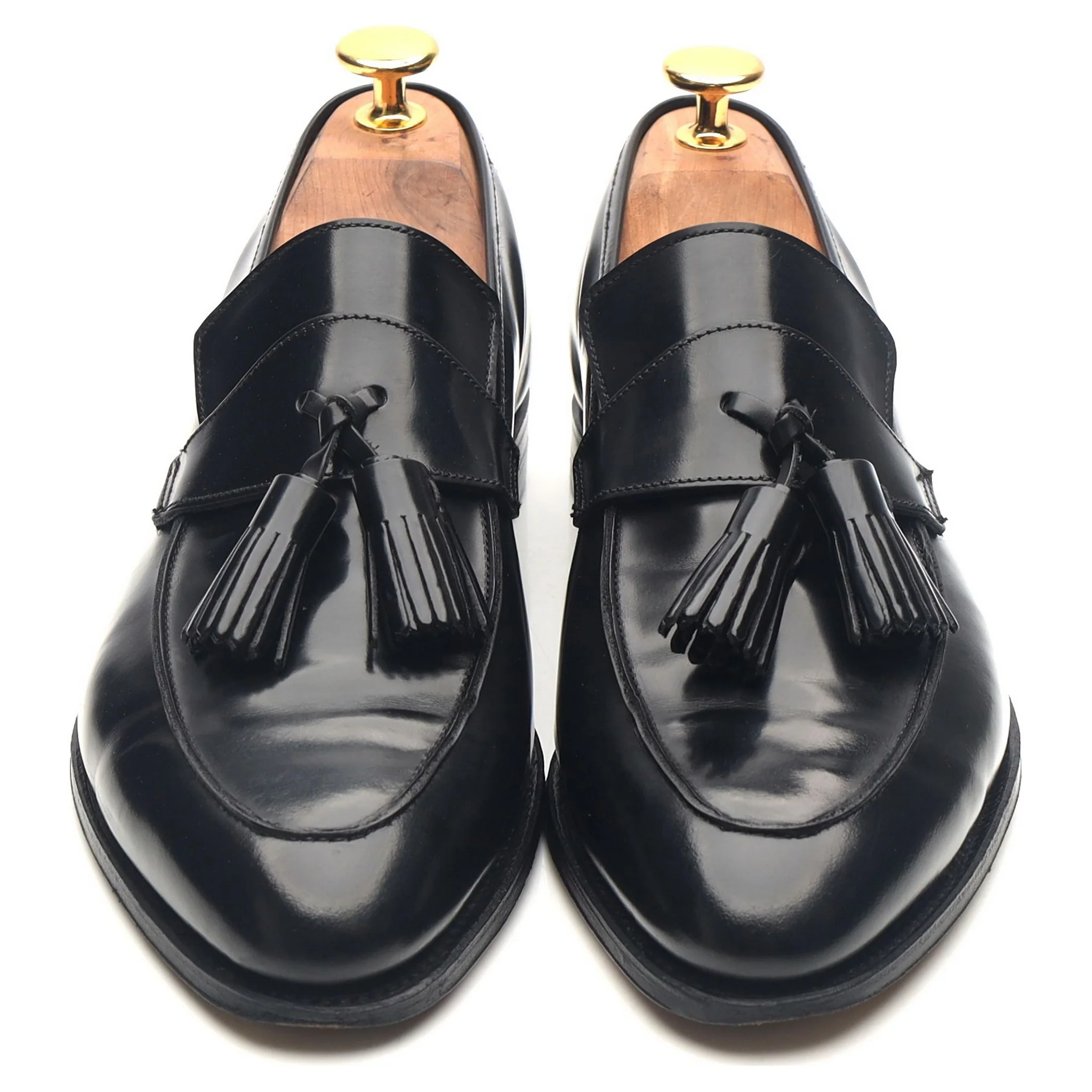 Women's 'Sophie' Black Leather Tassel Loafers UK 5.5 C - Image 9