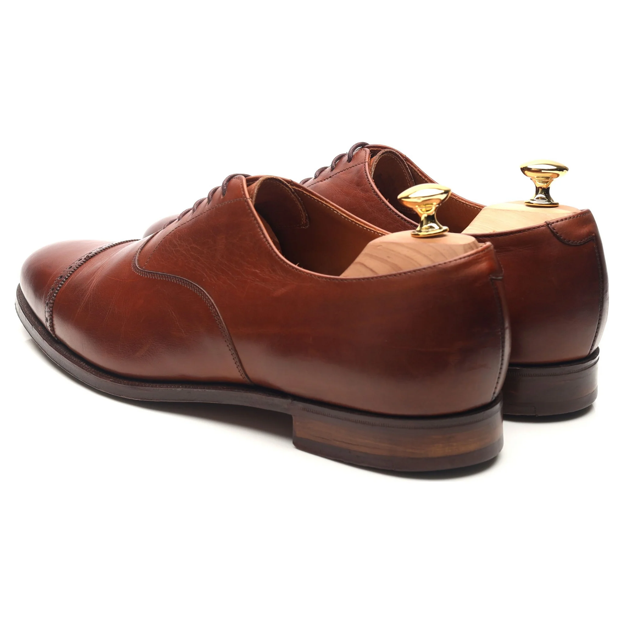 Tan Brown Leather Oxford UK 10.5 E US 11.5 D - Image 3