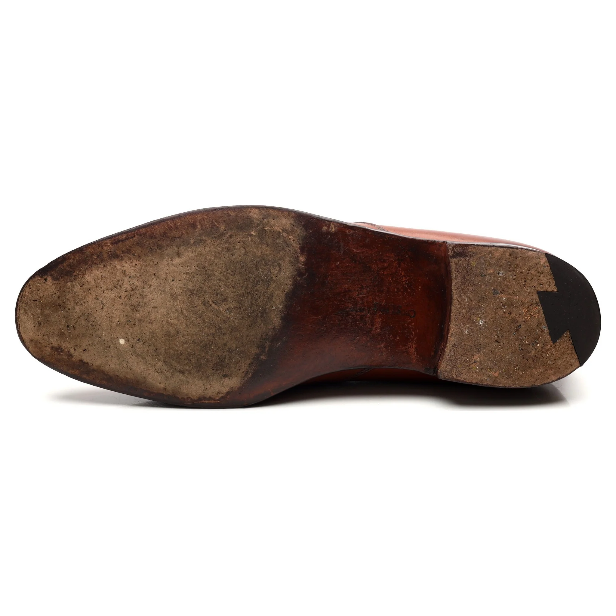 Tan Brown Leather Loafers UK 11 E - Image 10