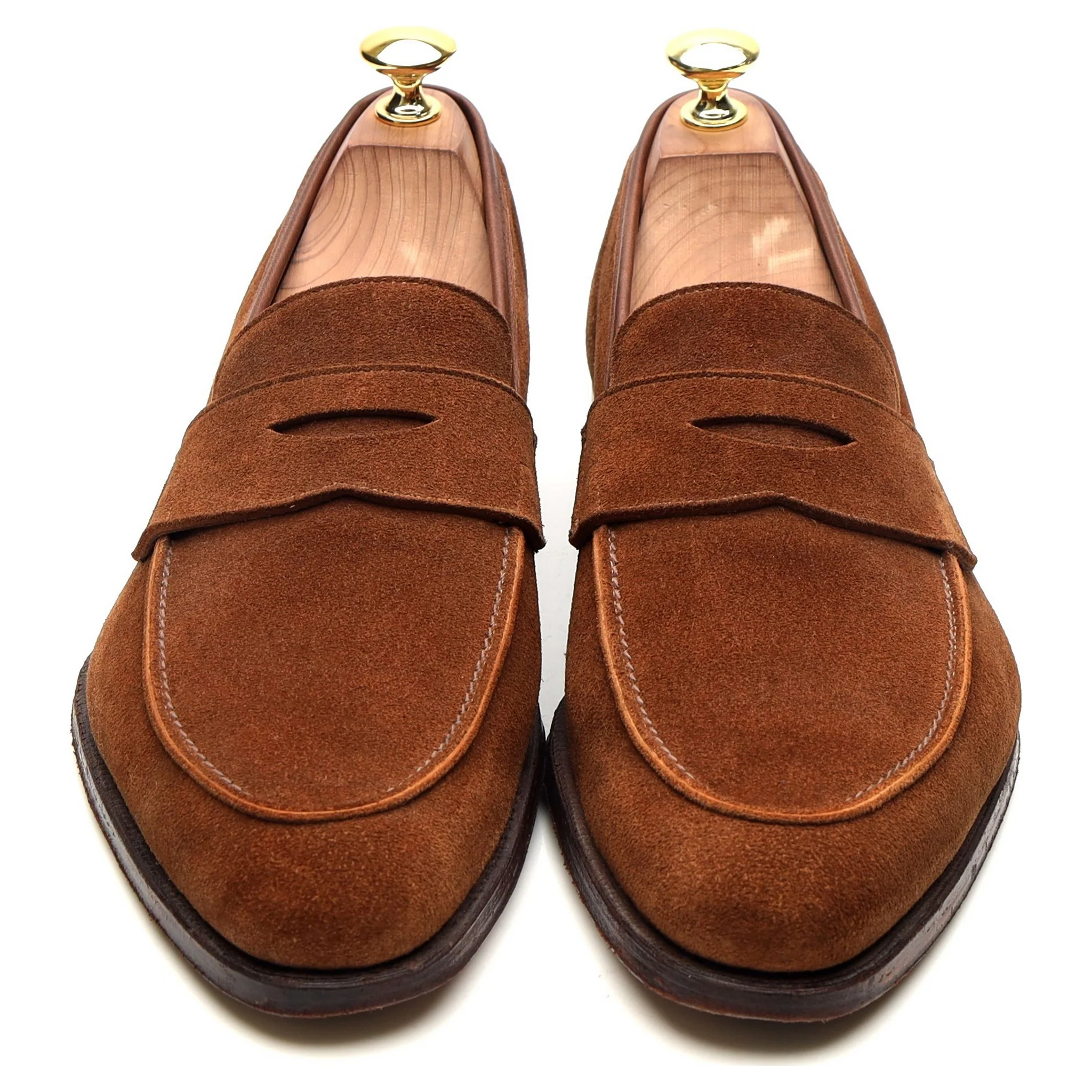 'Cadogan' Brown Suede Loafers UK 8 E - Image 9