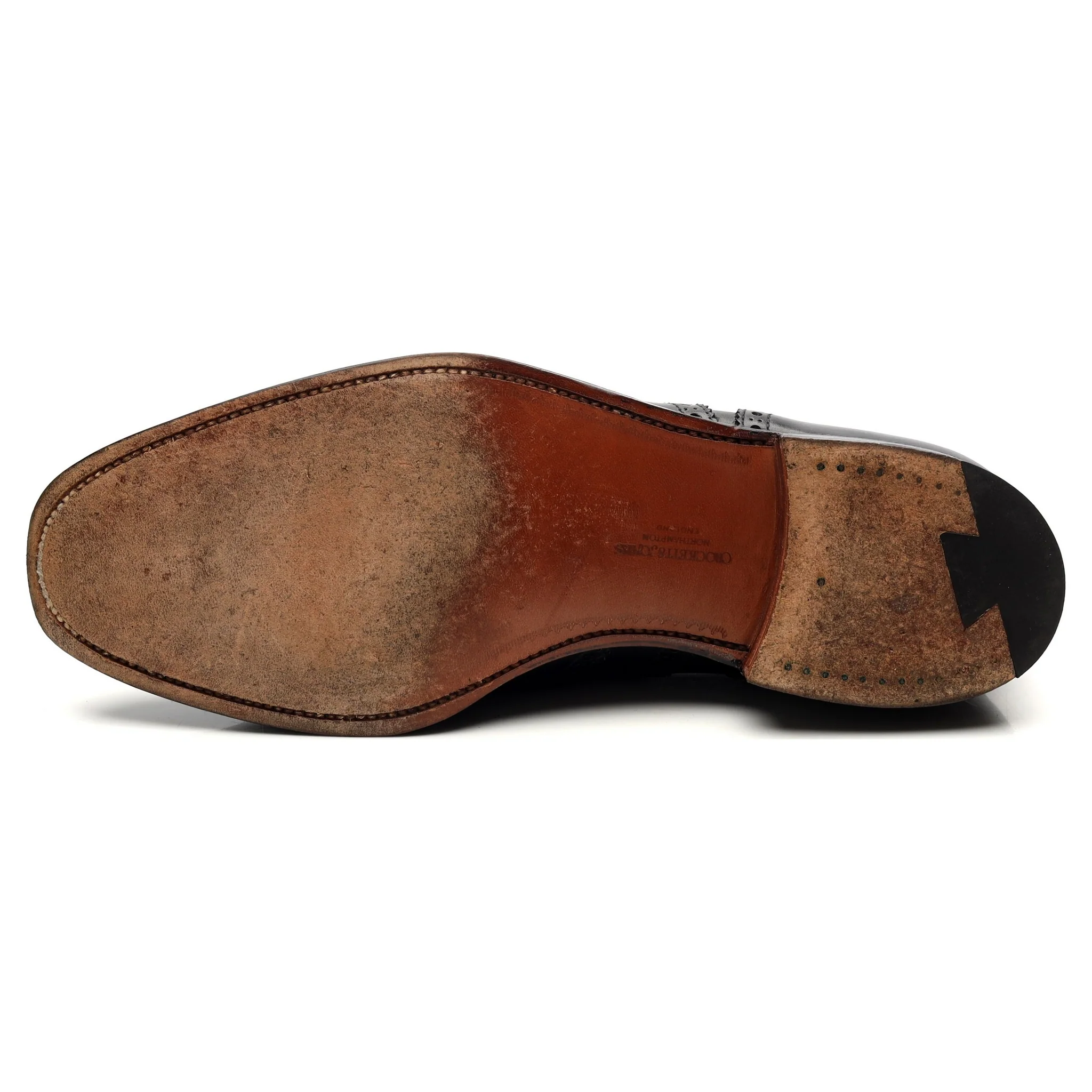 'Canterbury' Black Leather Brogues UK 8.5 F - Image 10