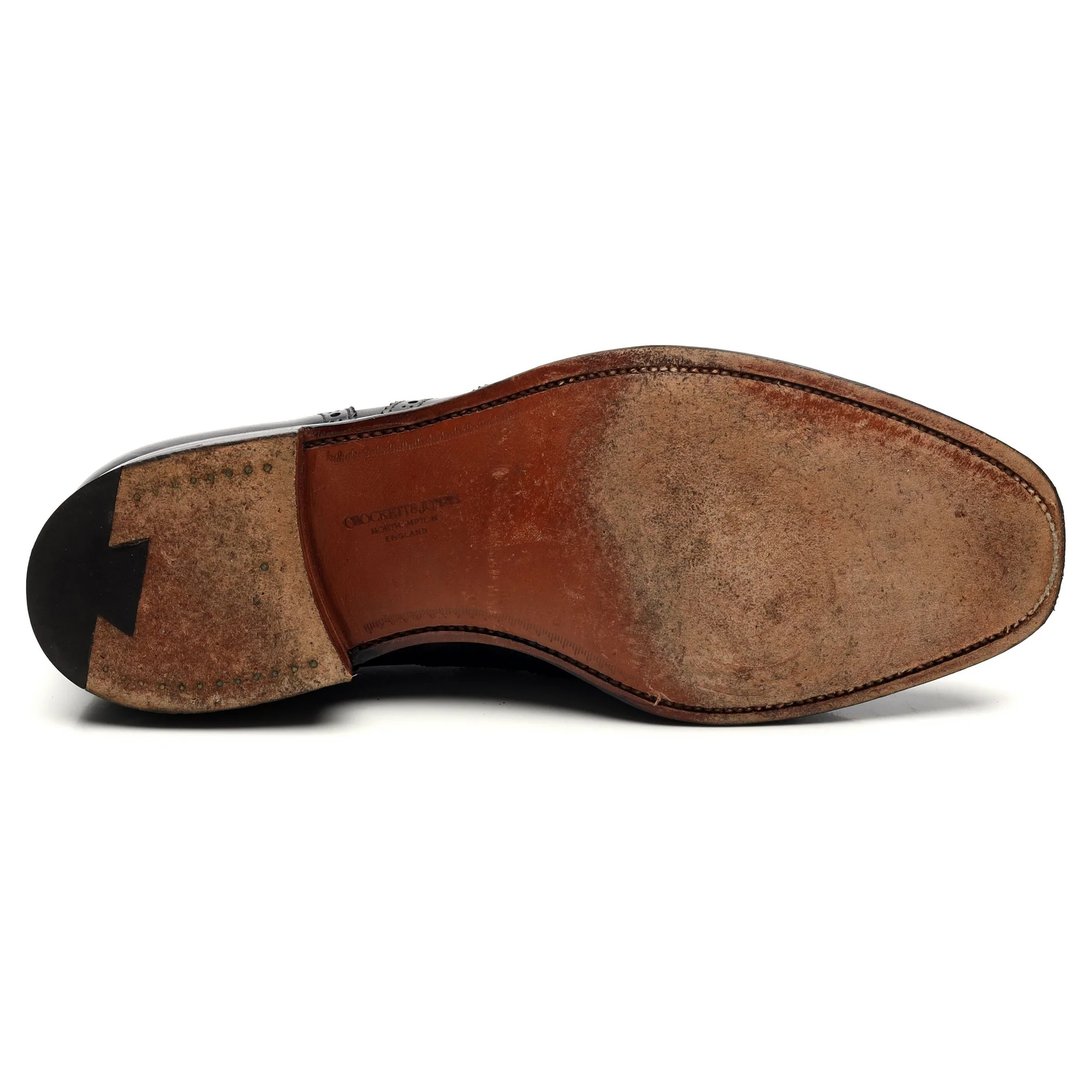 'Canterbury' Black Leather Brogues UK 8.5 F - Image 11