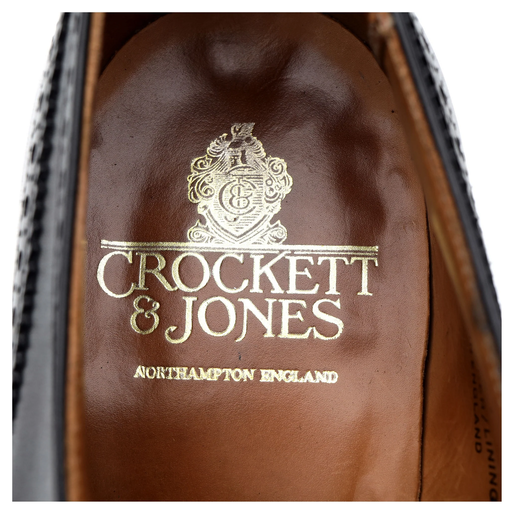 'Canterbury' Black Leather Brogues UK 8.5 F - Image 12