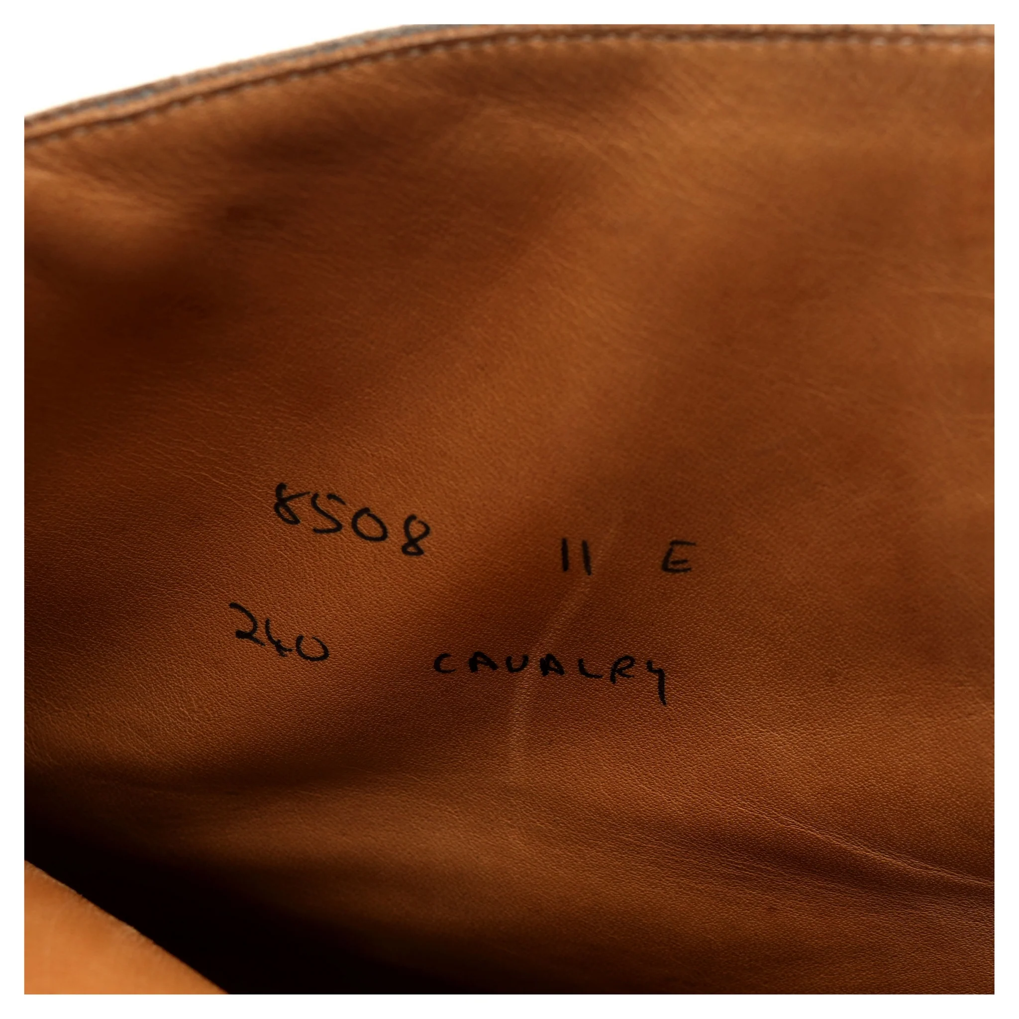 'Cavalry' Tan Brown Leather Boots UK 11 E - Image 13