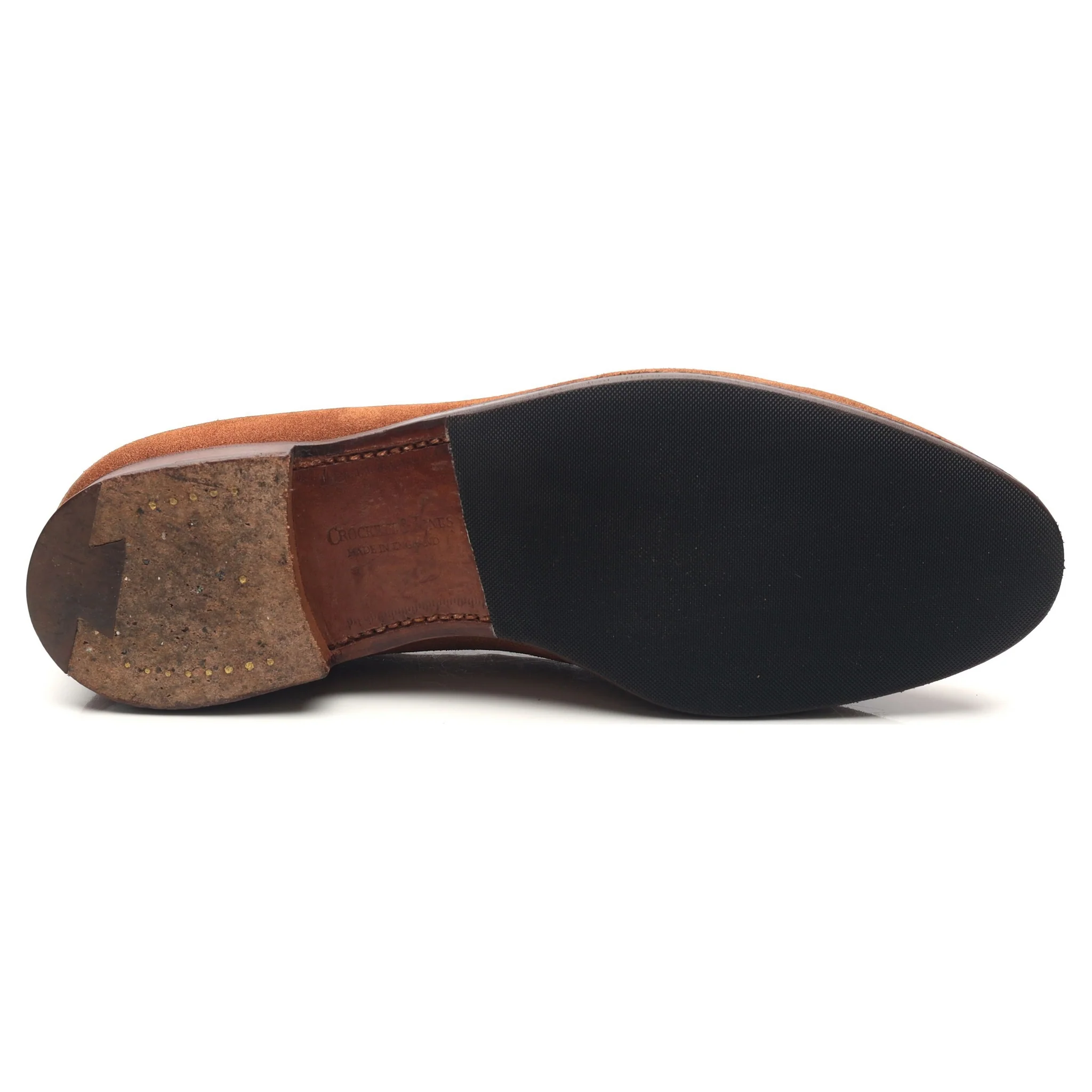 'Cavendish 2' Tan Brown Suede Tassel Loafers UK 8.5 E - Image 11