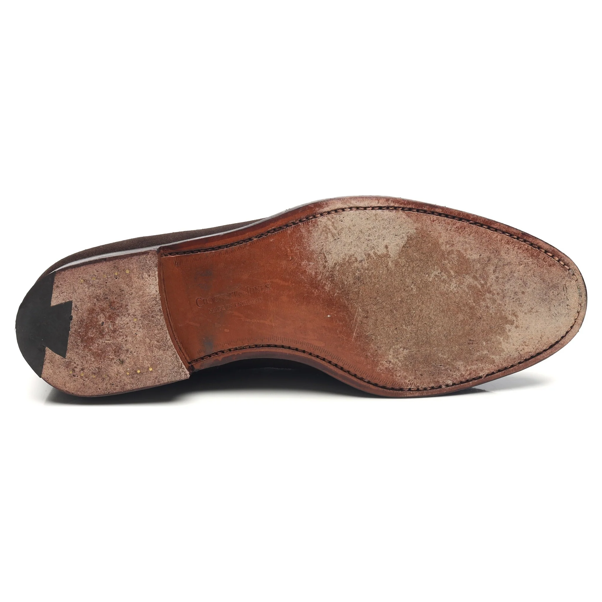'Cavendish 2' Dark Brown Suede Tassel Loafers UK 9 E - Image 10
